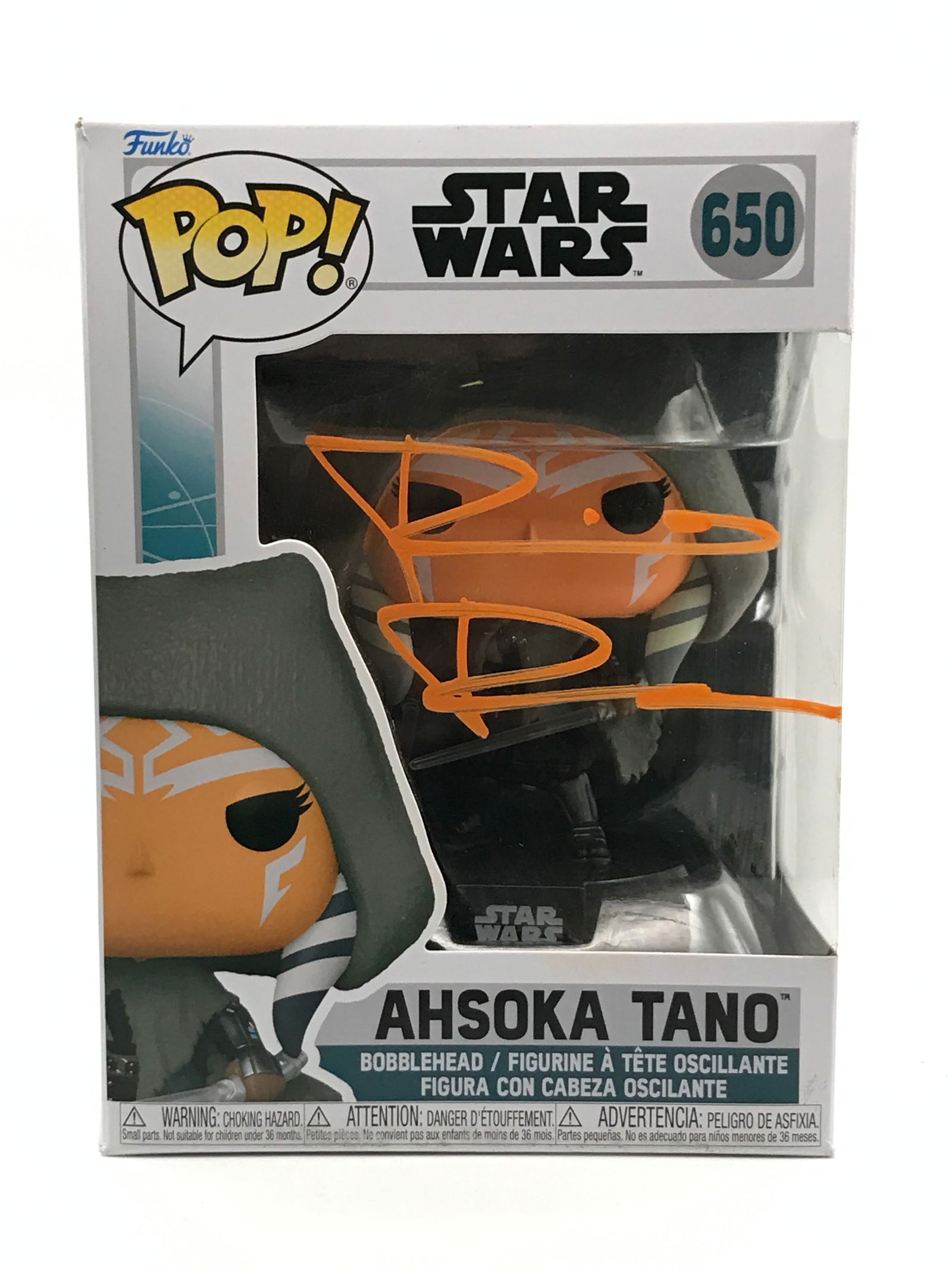 ROSARIO DAWSON SIGNED AHSOKA Star Wars FUNKO POP - KB COA (1 of 2)