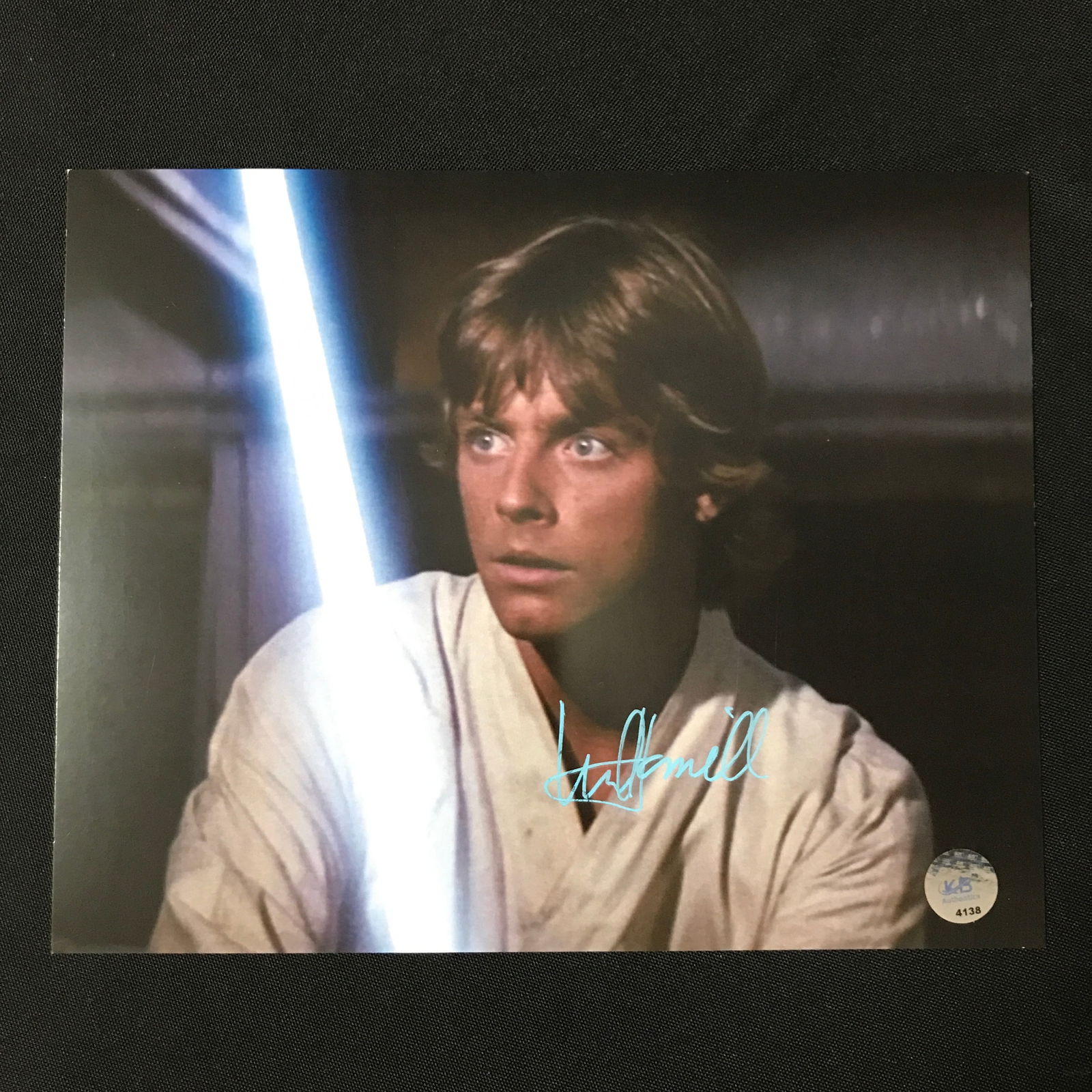 MARK HAMILL SIGNED LUKE SKYWALKER Star Wars 8X10 - KB COA (1 of 1)