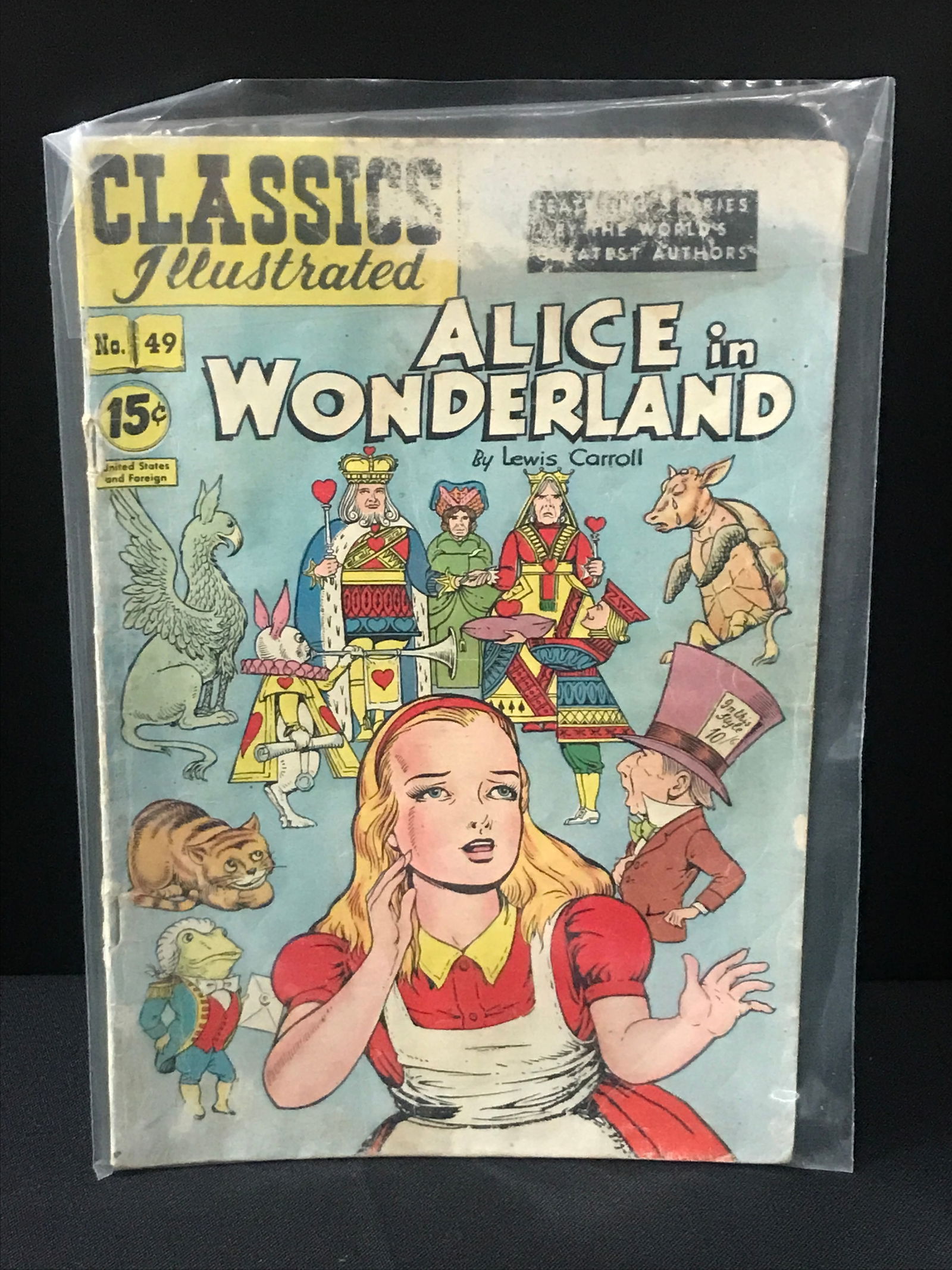 CLASSICS ILLUSTRATED #49 ALICE IN WONDERLAND: Prices are in Canadian dollars
