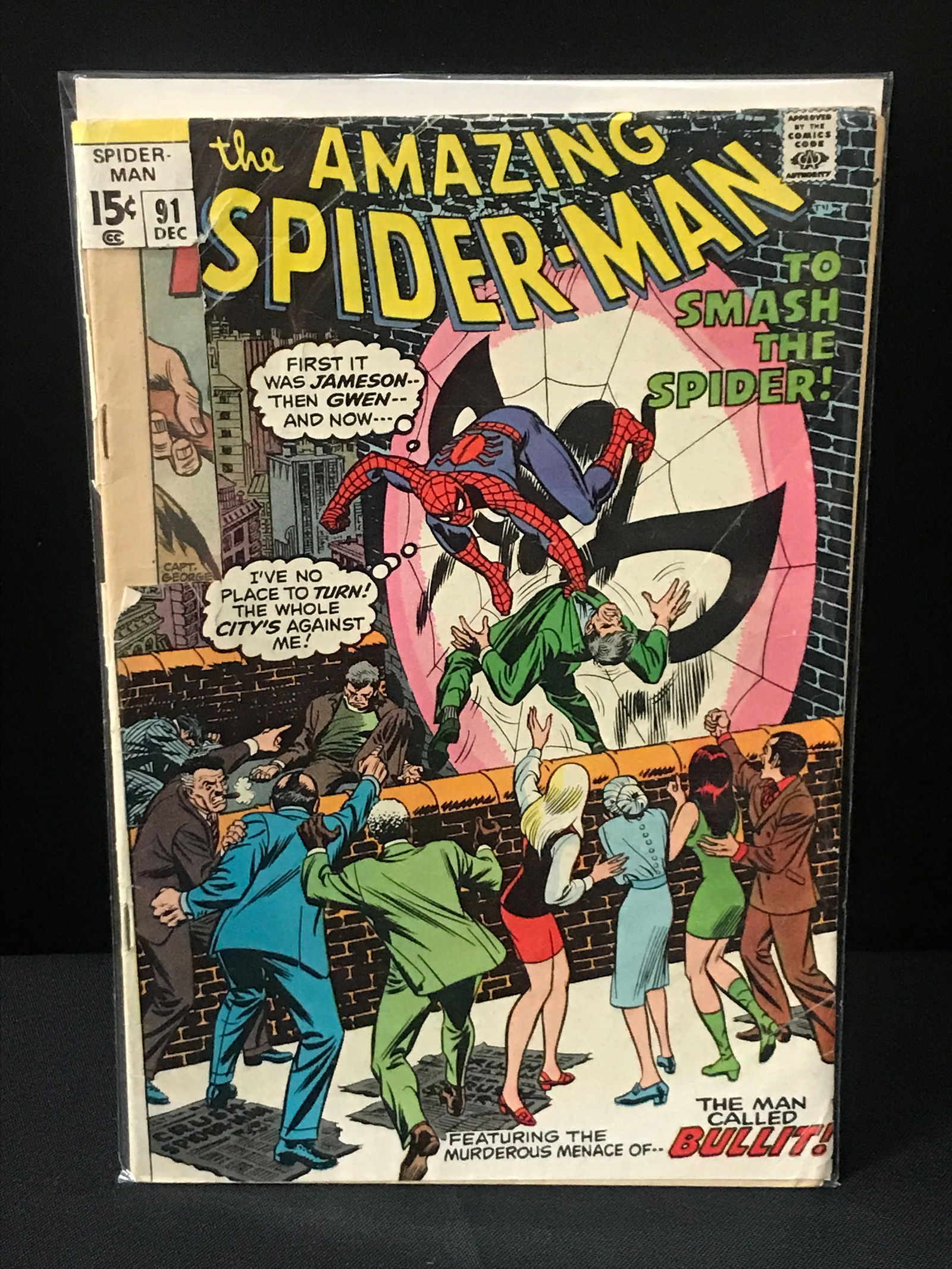 THE AMAZING SPIDERMAN #91 - MARVEL COMICS (1 of 1)