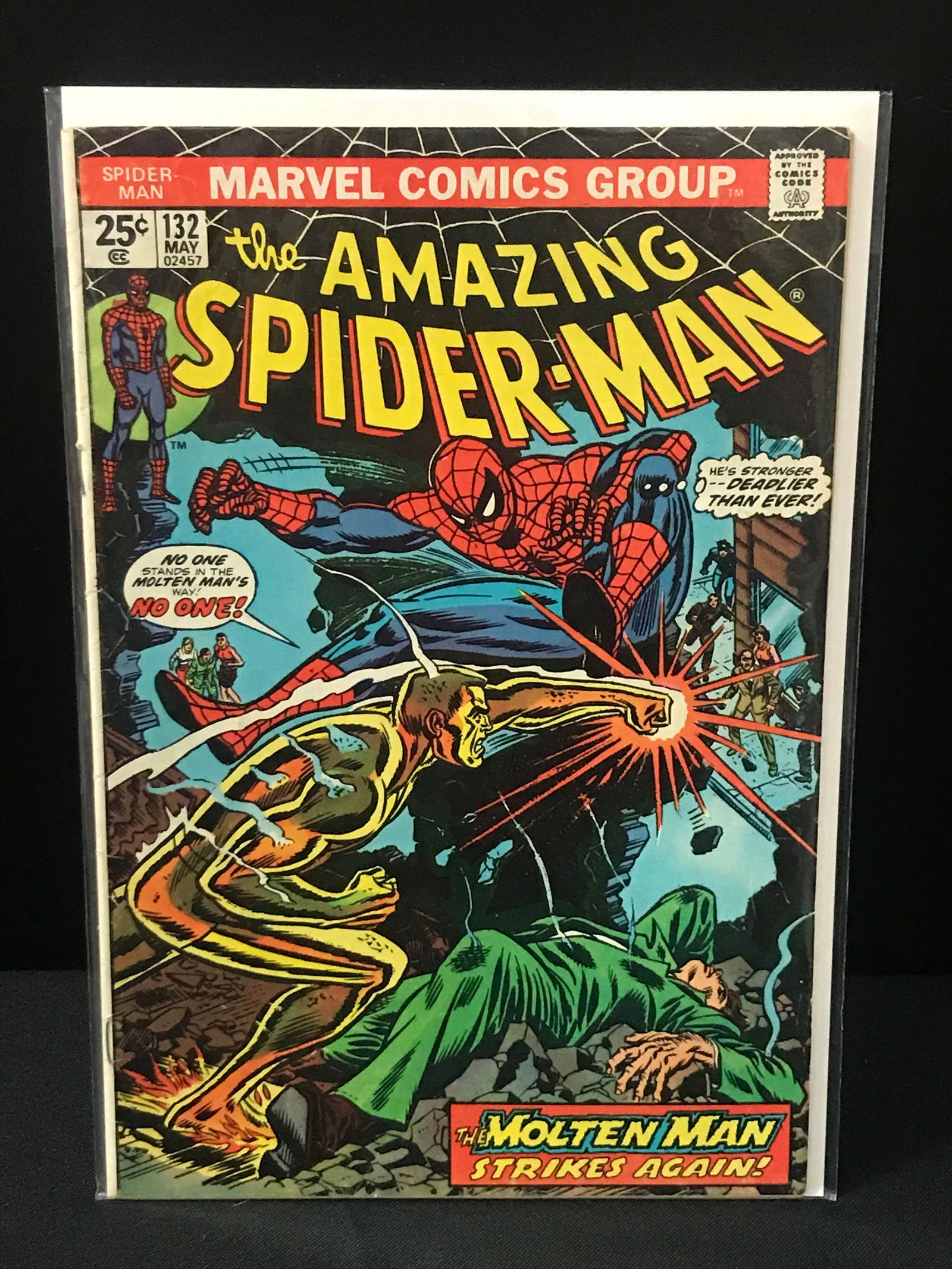 THE AMAZING SPIDERMAN #132 - MARVEL COMICS (1 of 1)