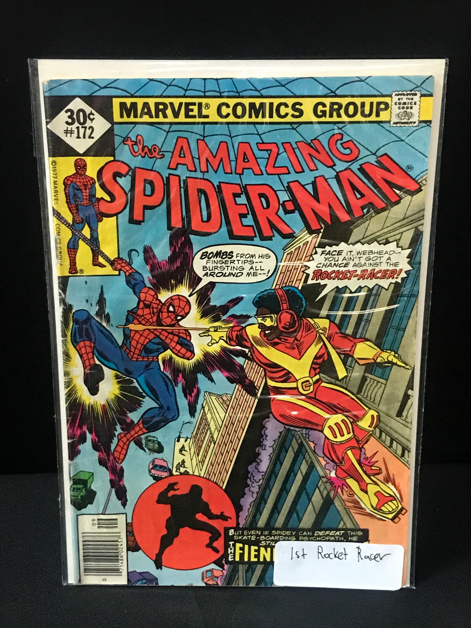THE AMAZING SPIDERMAN #172 1ST ROCKET RACER - MARVEL COMICS (1 of 1)