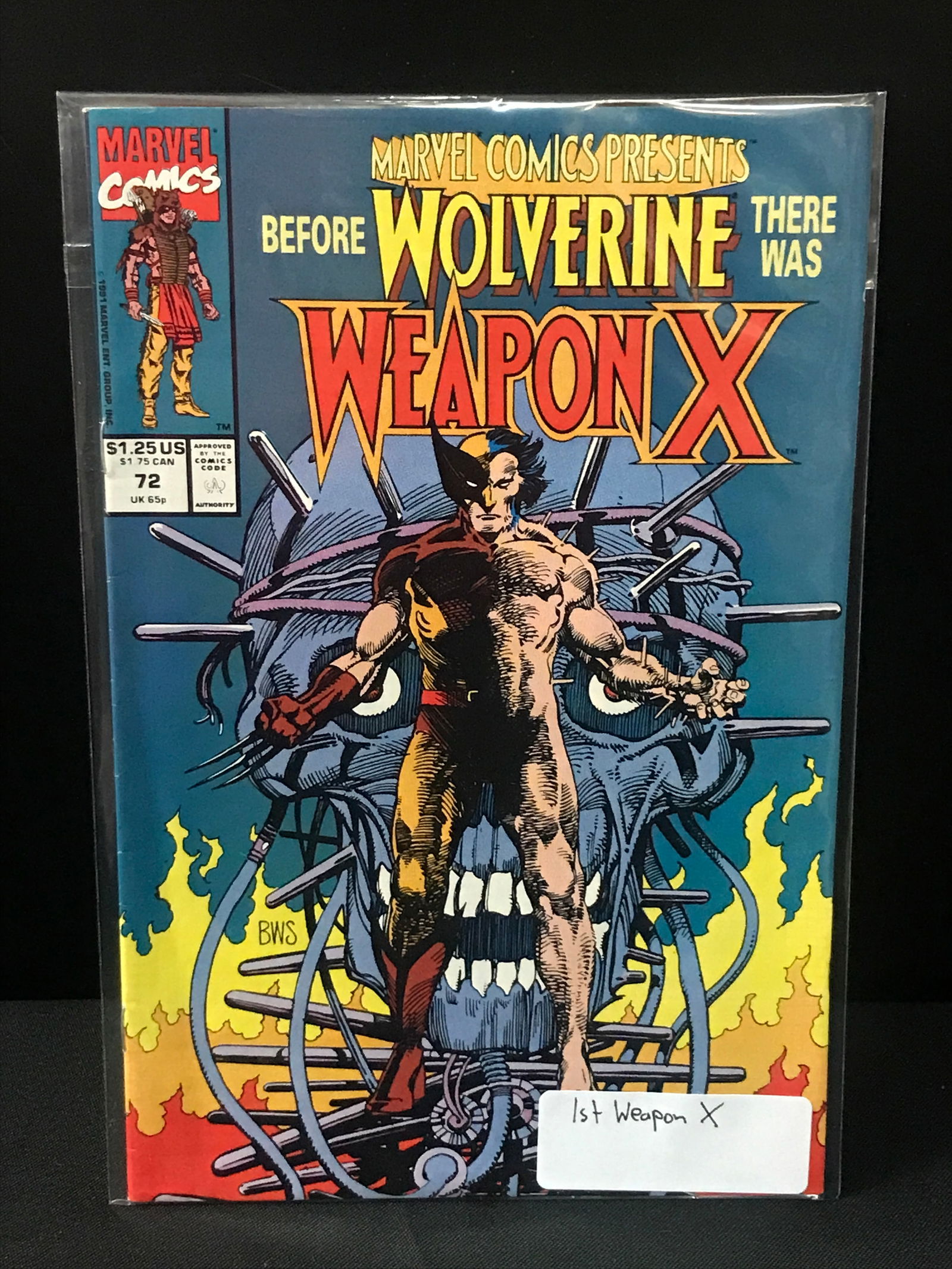 MARVEL COMICS PRESENTS #72 1ST WEAPON X - MARVEL COMICS (1 of 1)