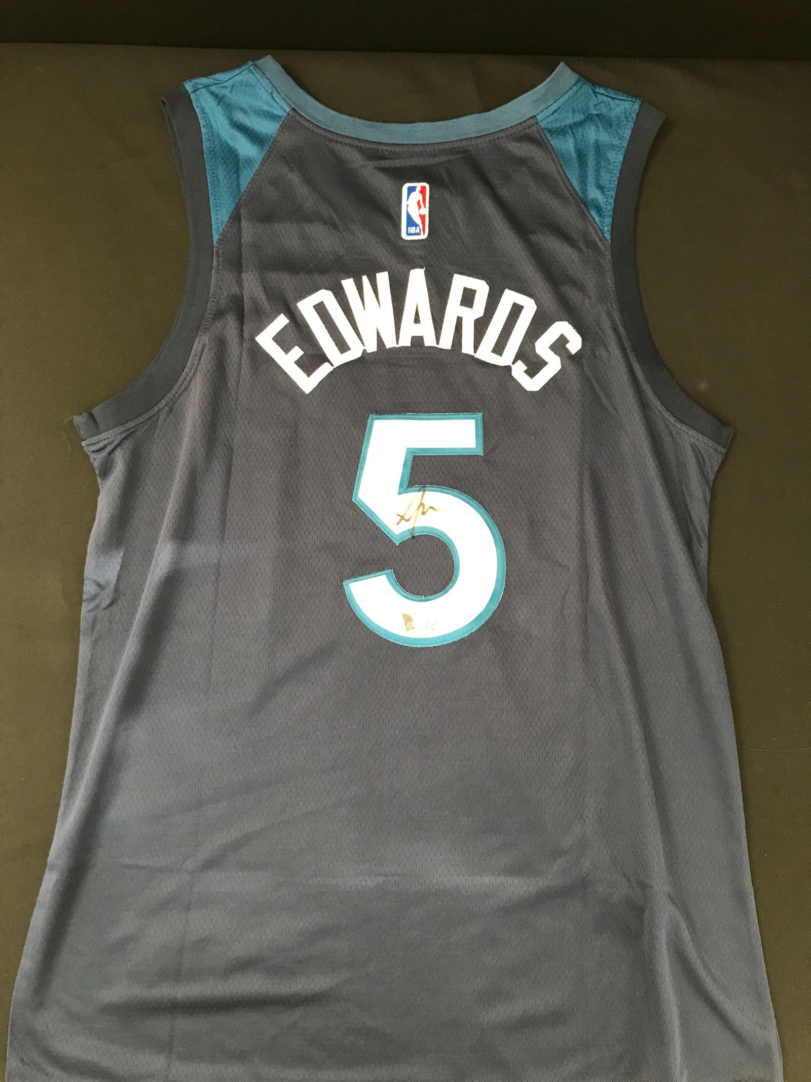 ANTHONY EDWARDS SIGNED MINNESOTA TIMEBERWOLVES BASKETBALL JERSEY - ACE COA: Prices are in Canadian dollars