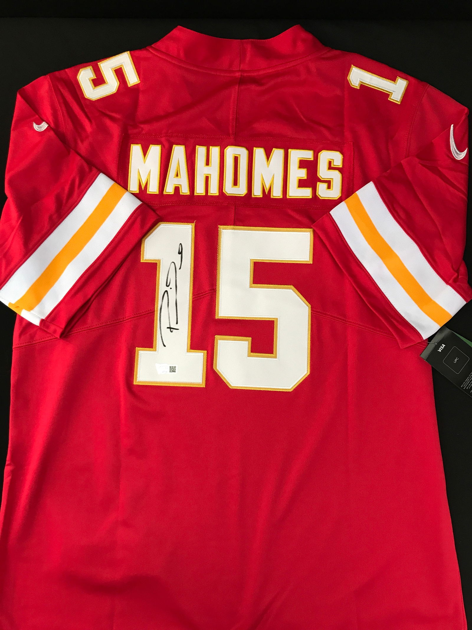 PATRICK MAHOMES SIGNED Kansas City CHIEFS JERSEY - ACE COA (1 of 3)