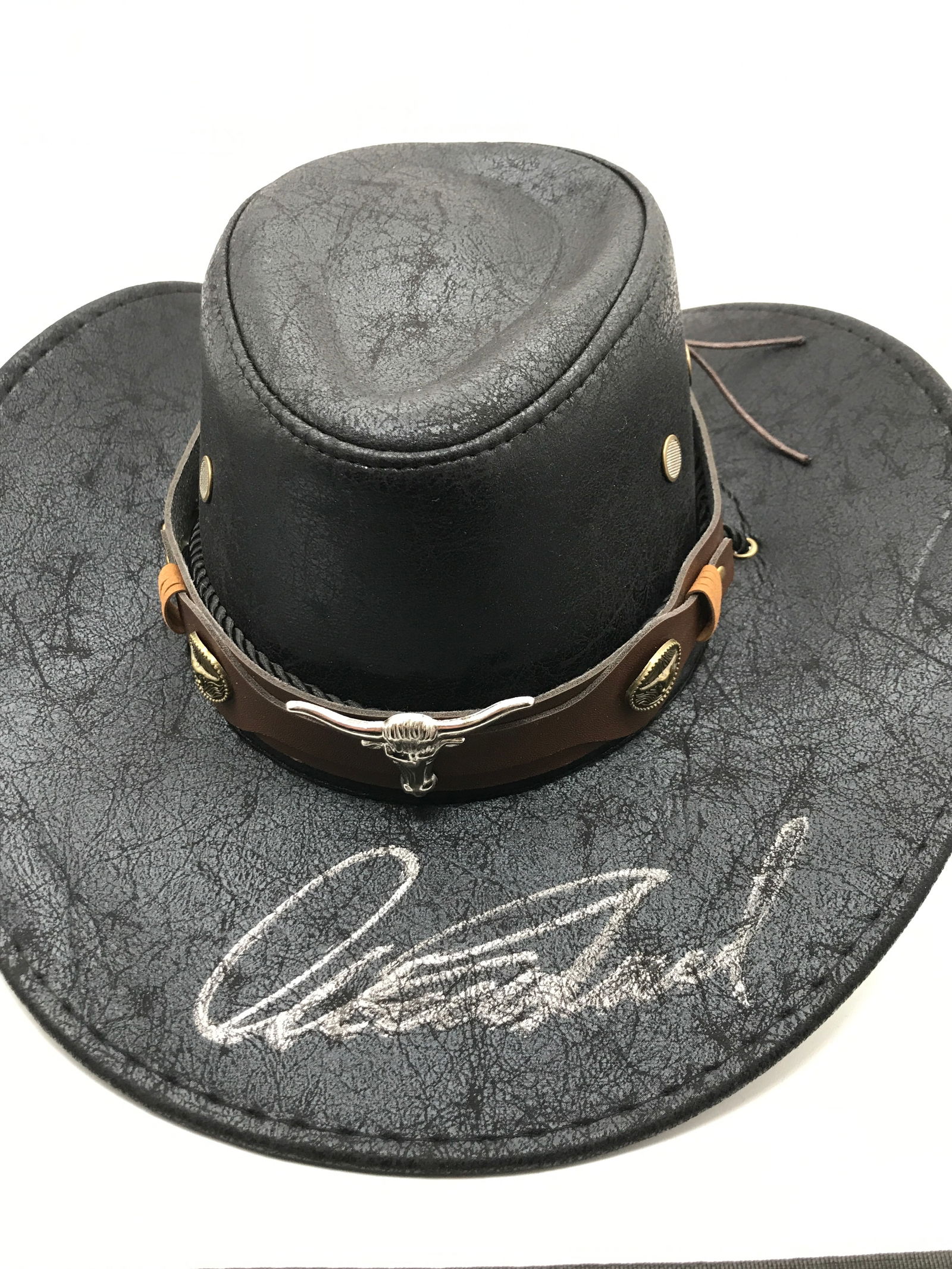 CLINT EASTWOOD SIGNED COWBOY HAT - KB COA (1 of 1)