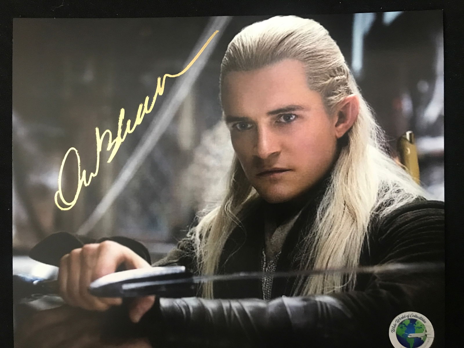 ORLANDO BLOOM SIGNED LEGOLAS 8X10 - WWOC COA (1 of 2)