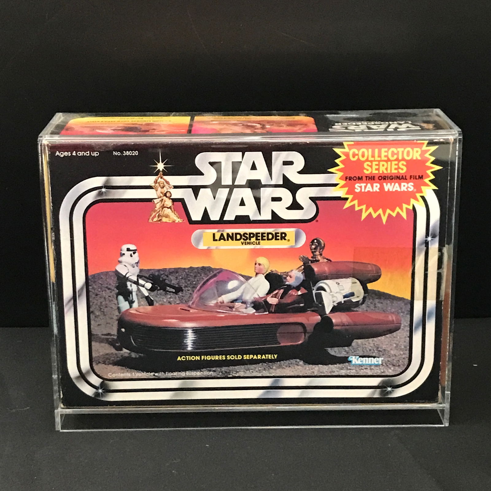 MINT IN BOX KENNER Star Wars LANDSPEEDER VEHICLE IN ORIGINAL PACKAGING. (1 of 2)