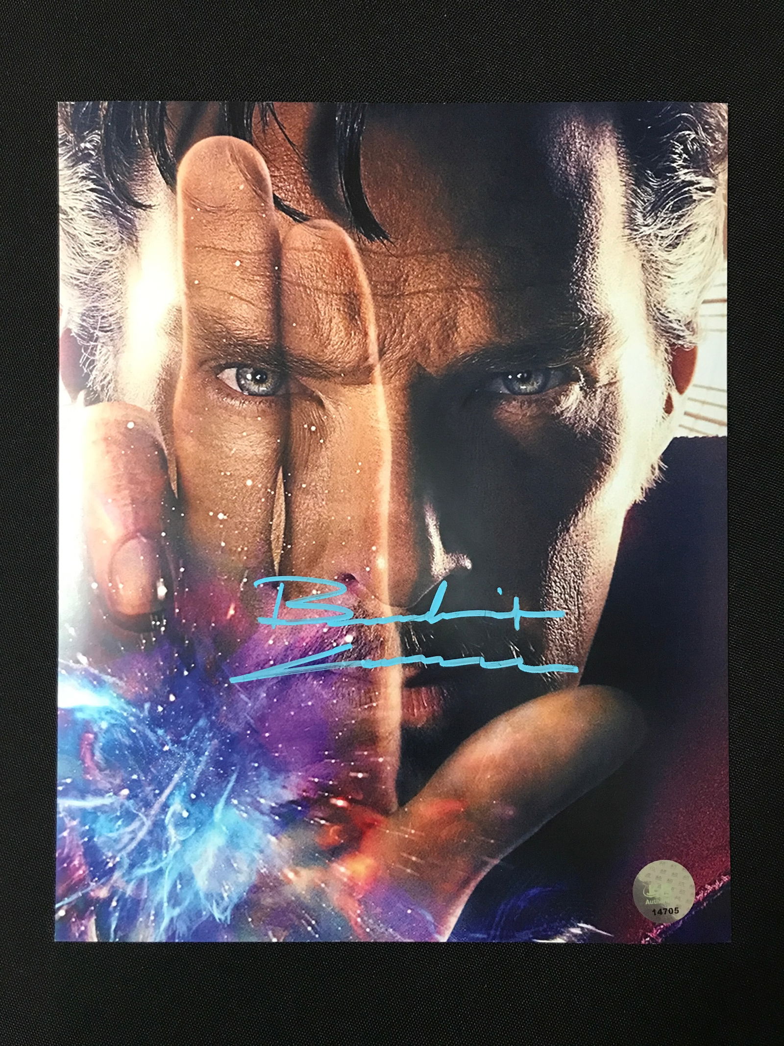 BENEDICT CUMBERBATCH SIGNED DR. STRANGE 8X10 - KB COA (1 of 1)