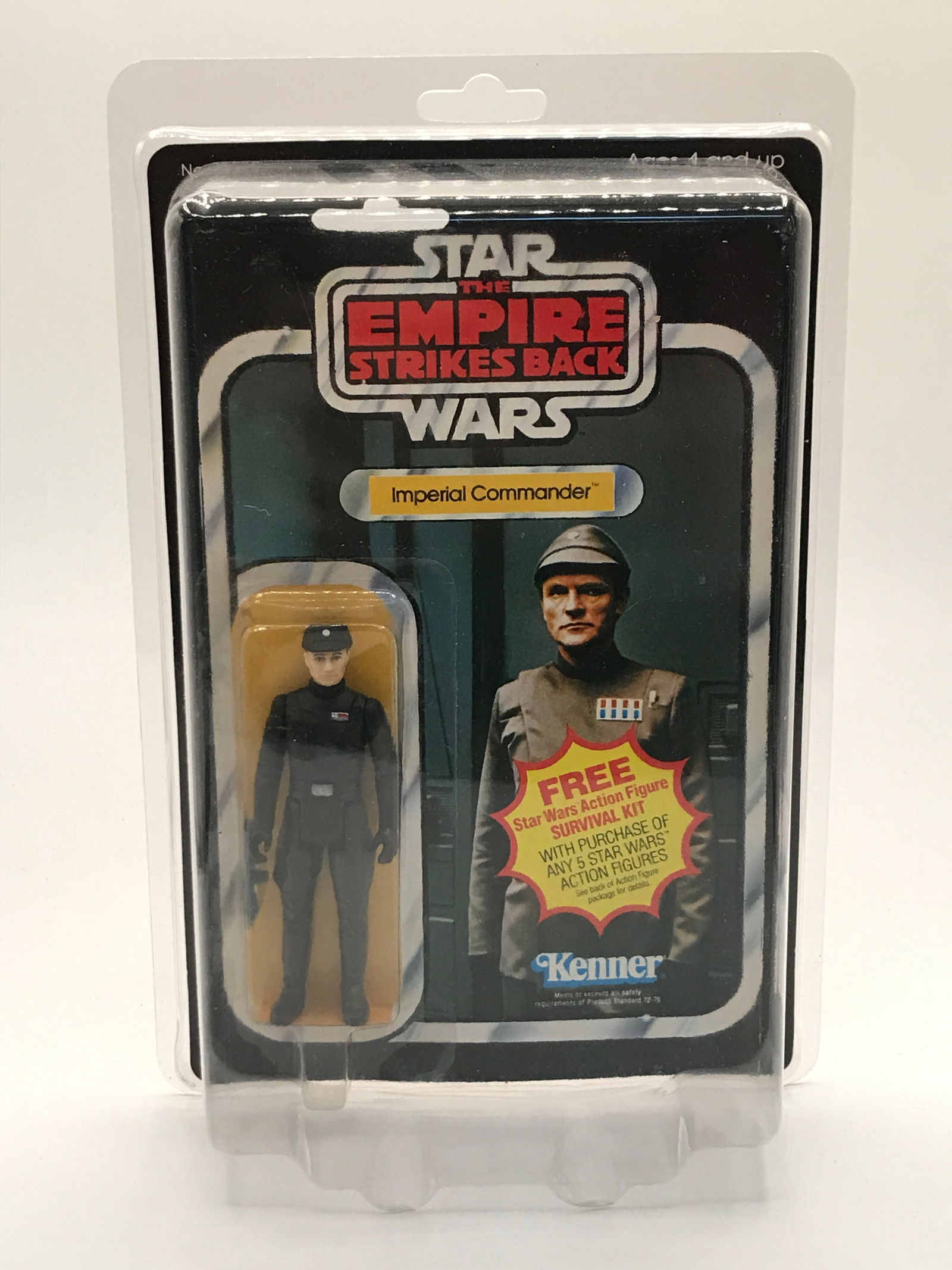 EMPIRE STRIKES BACK IMPERIAL COMMANDER ACTION FIGURE IN ORIGINAL PACKAGING. (1 of 2)