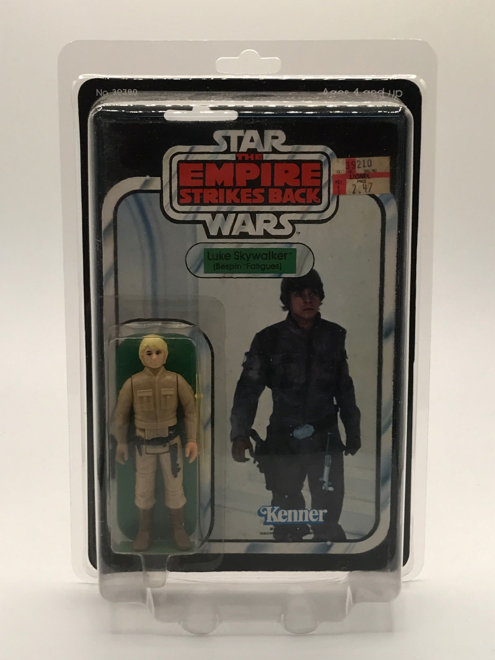 THE EMPIRE STRIKES BACK LUKE SKYWALKER (BESPIN FATIGUES) ACTION FIGURE IN ORIGINAL PACKAGING. (1 of 2)