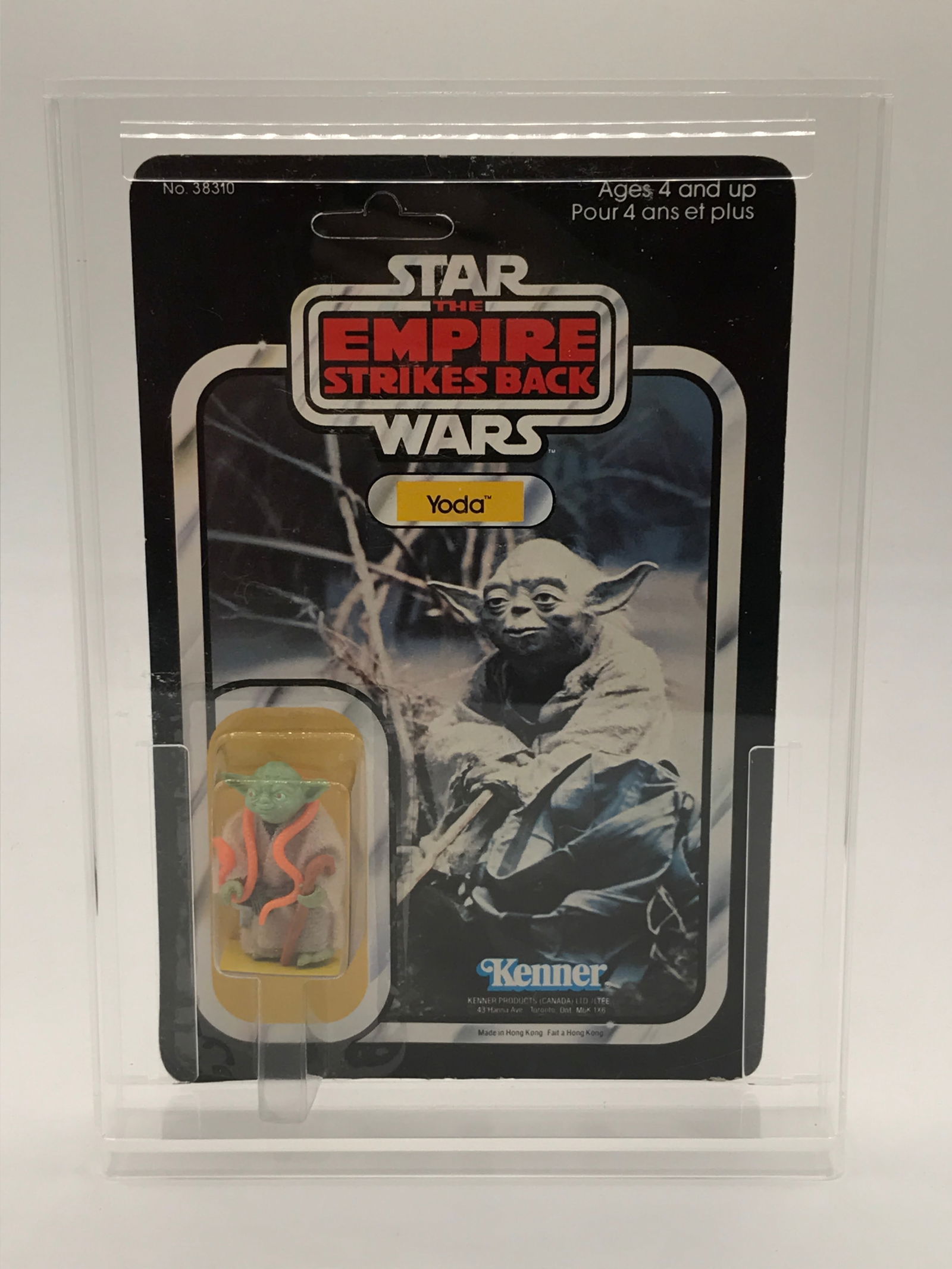 THE EMPIRE STRIKES BACK YODA ACTION FIGURE IN ORIGINAL PACKAGING. (1 of 2)