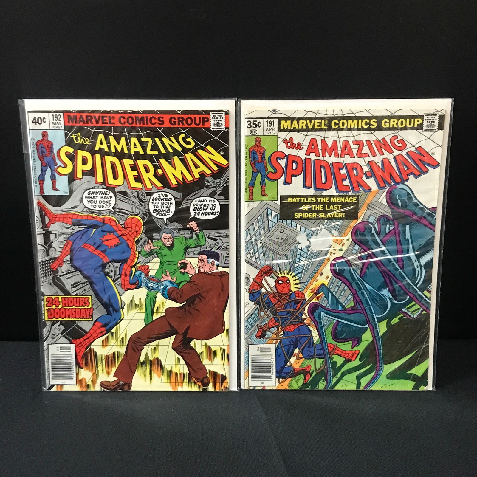 LOT OF 2 THE AMAZING SPIDERMAN COMICS #191-192 - MARVEL COMICS (1 of 1)