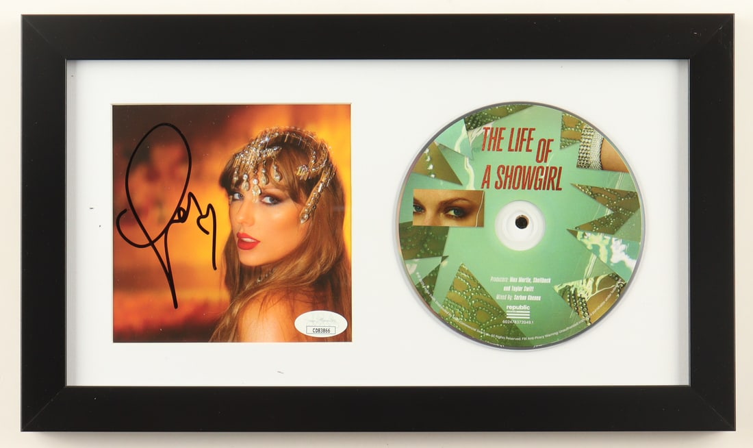 Taylor Swift SIGNED CD SLEEVE PRESENTATION PIECE - JSA COA: Prices are in Canadian dollars