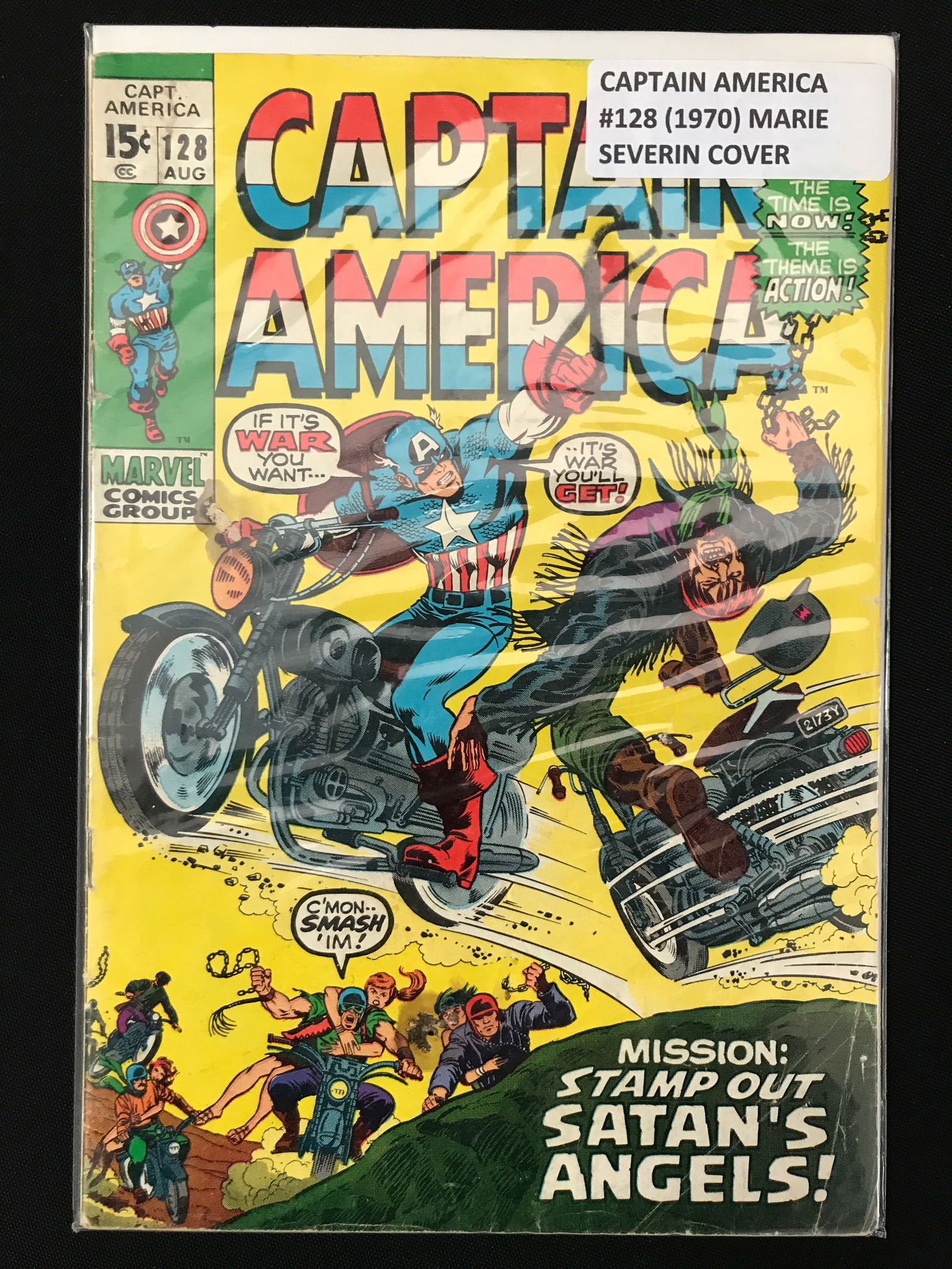Captain America #128 (1970) - MARVEL COMICS (1 of 1)