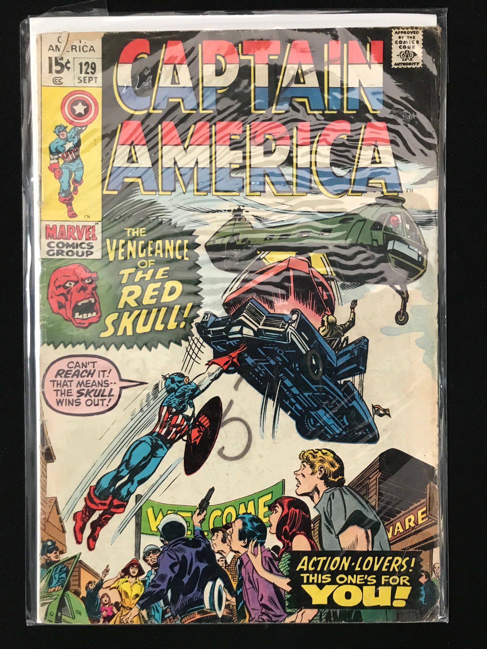 Captain America #129 - MARVEL COMICS (1 of 1)