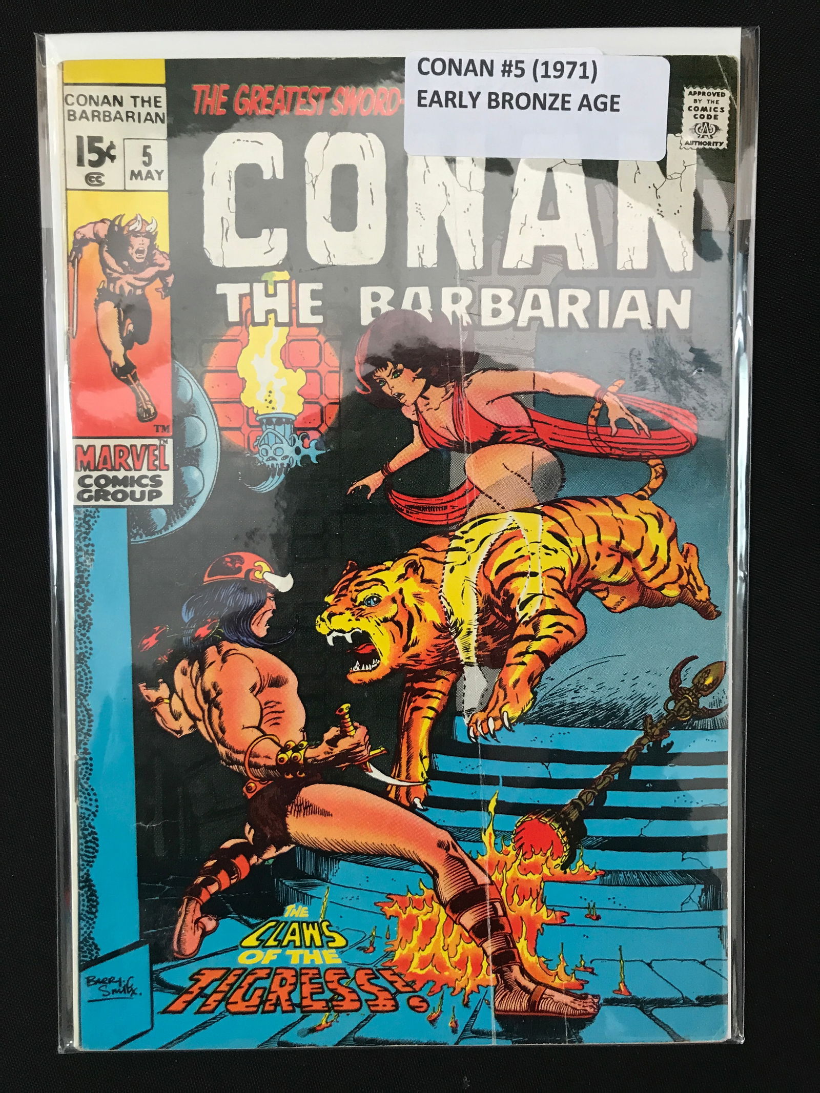 CONAN THE BARBARIAN #5 (1971) - MARVEL COMICS (1 of 1)