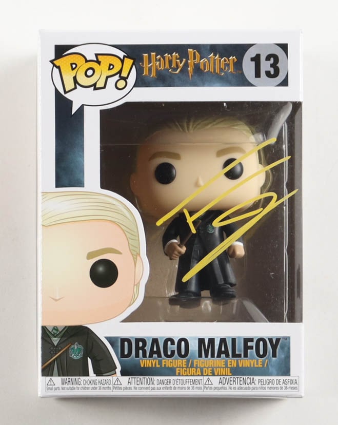 TOM FELTON SIGNED DRACO MALFOY Harry Potter FUNKO POP - BECKETT COA (1 of 2)