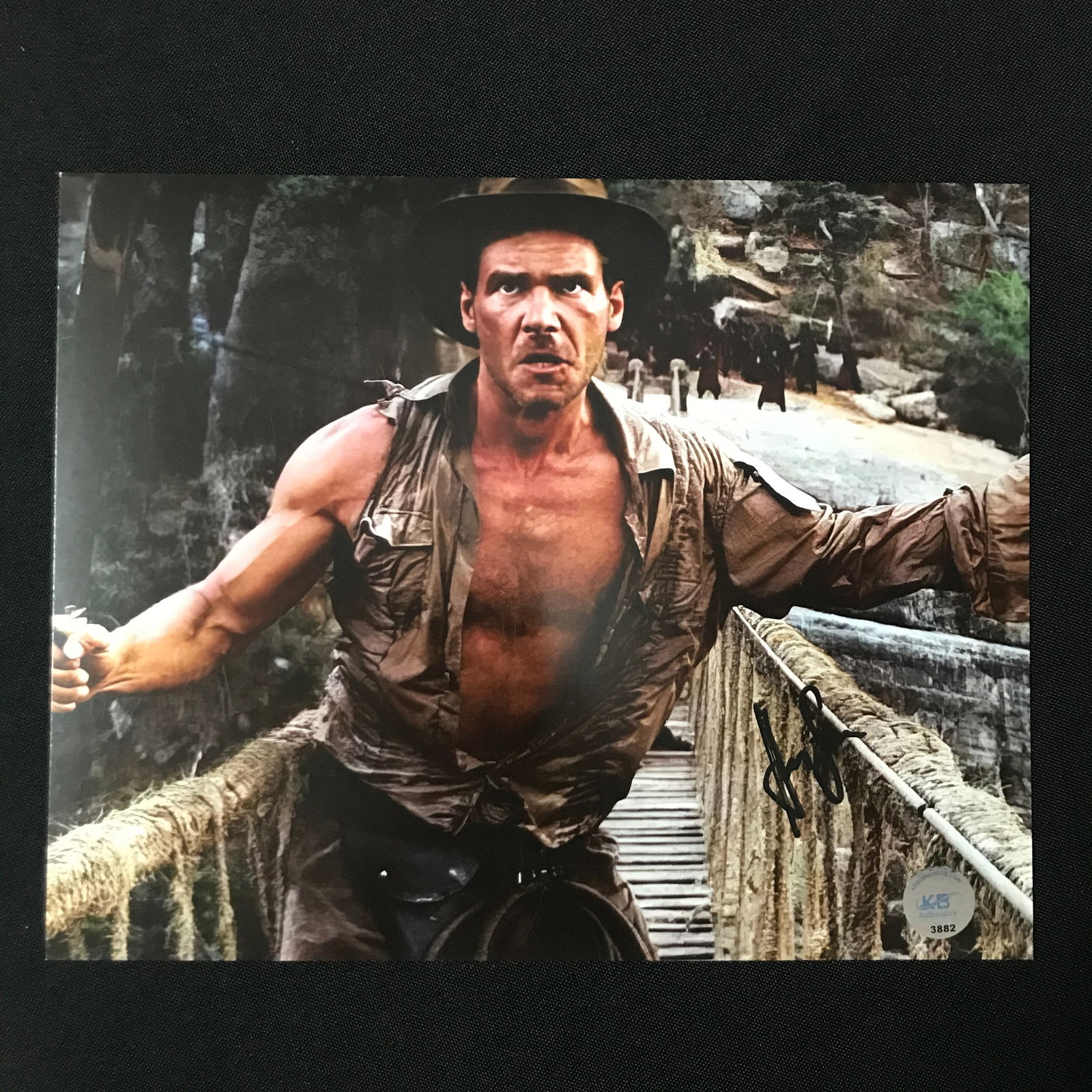HARRISON FORD SIGNED INIDIANA JONES 8X10 - KB COA: Prices are in Canadian dollars