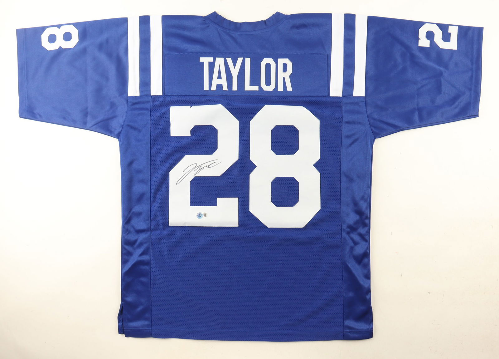 JONATHAN TAYLOR SIGNED FOOTBALL JERSEY - BECKETT COA (1 of 3)