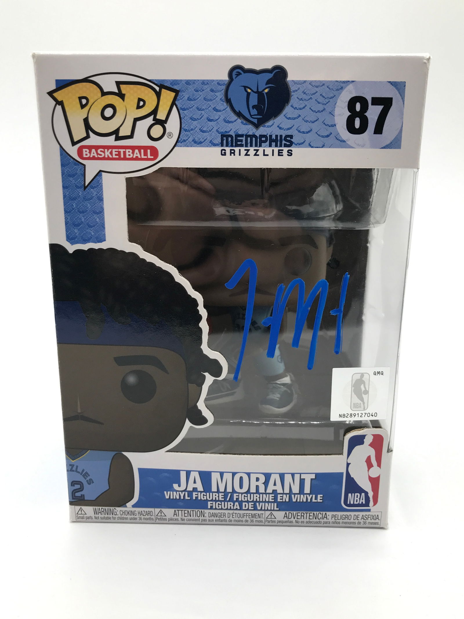 JA MORANT SIGNED FUNKO POP - ACE COA (1 of 2)