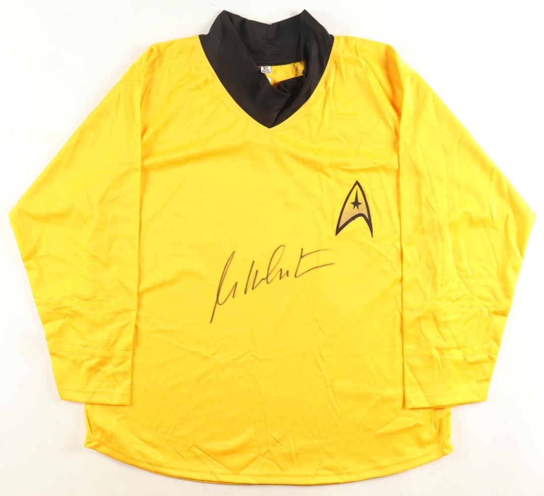 WILLIAM SHATNER SIGNED STAR TREK UNIFORM (WWOC COA): Prices are in Canadian dollars