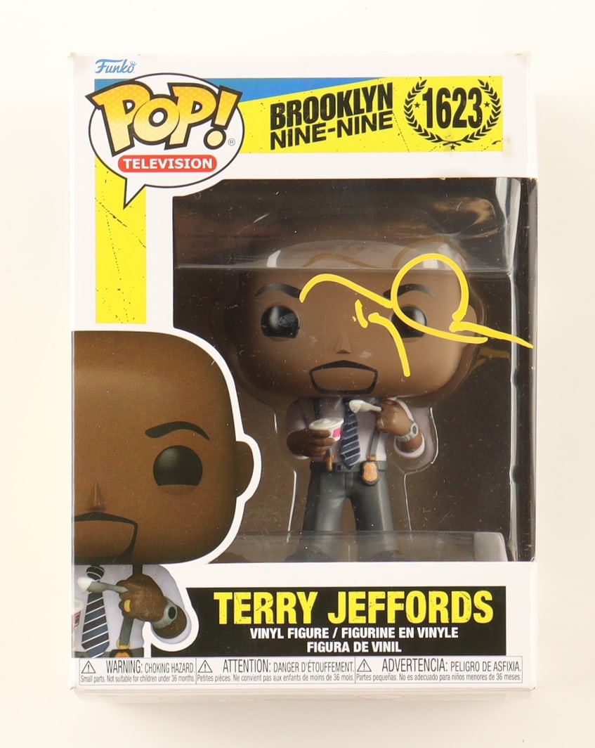 TERRY CREWS SIGNED TERRY JEFFORDS BROOKLYN 99 FUNKO POP - ACOA COA: Prices are in Canadian dollars