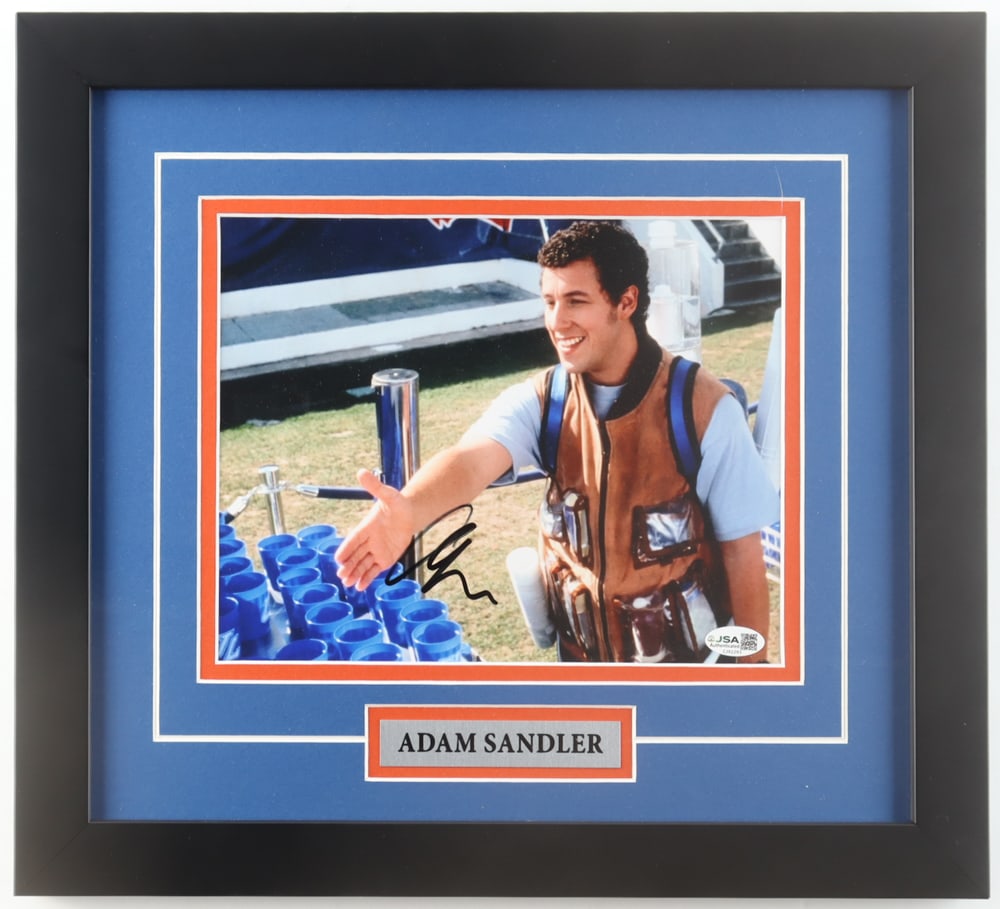 Adam Sandler SIGNED AND FRAMED WATERBOY 8X10 - JSA COA (1 of 1)