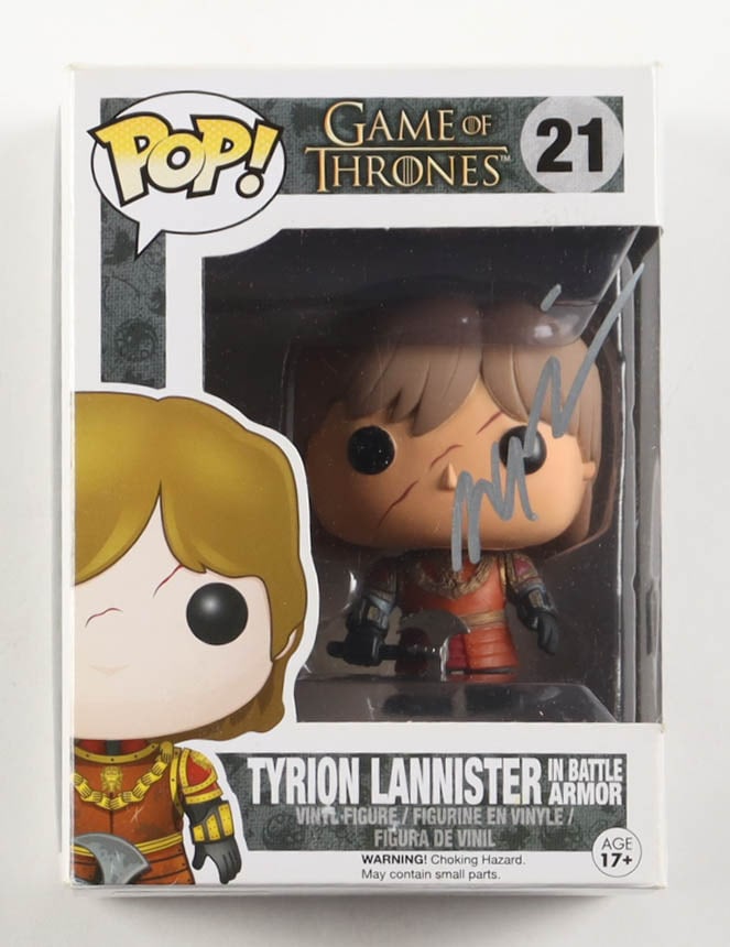 PETER DINKLAGE SIGNED TYRION LANNISTER GAME OF THRONES FUNKO POP - BECKETT COA (1 of 2)