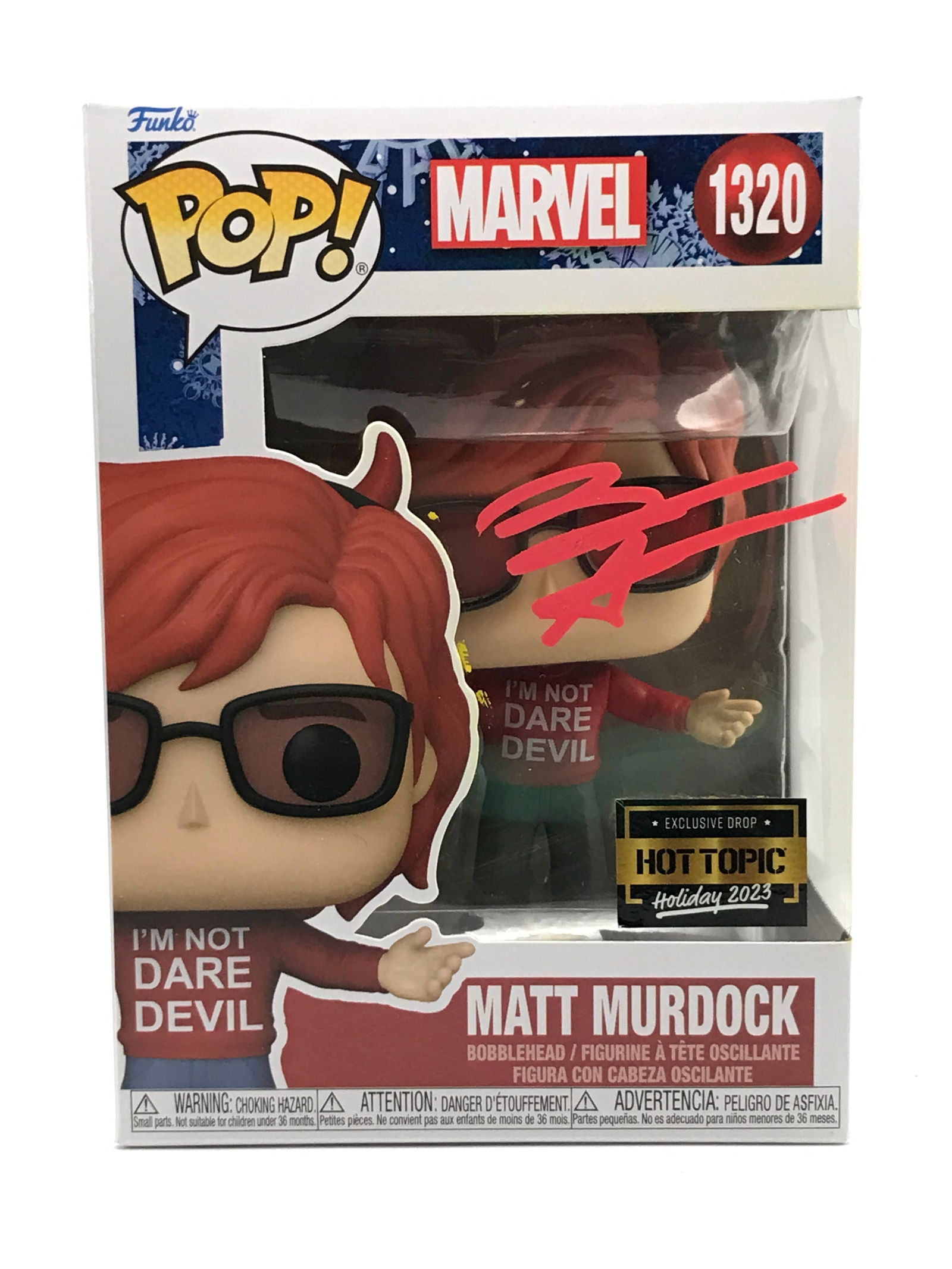 BEN AFFLECK SIGNED MATT MURDOCK FUNKO POP - KB COA (1 of 2)