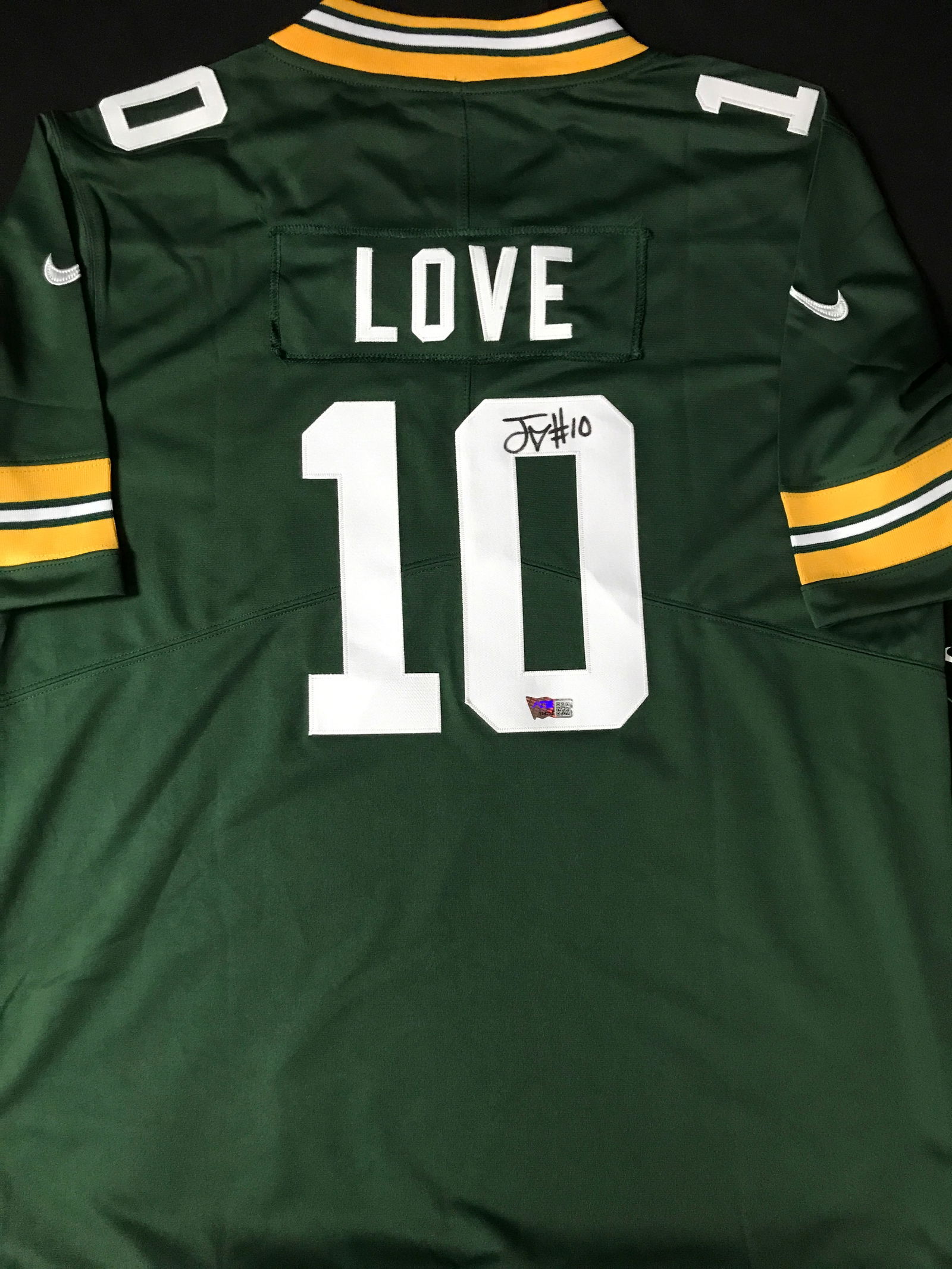 JORDAN LOVE SIGNED GREEN BAY PACKERS FOOTBALL JERSEY (ACE COA): Prices are in Canadian dollars
