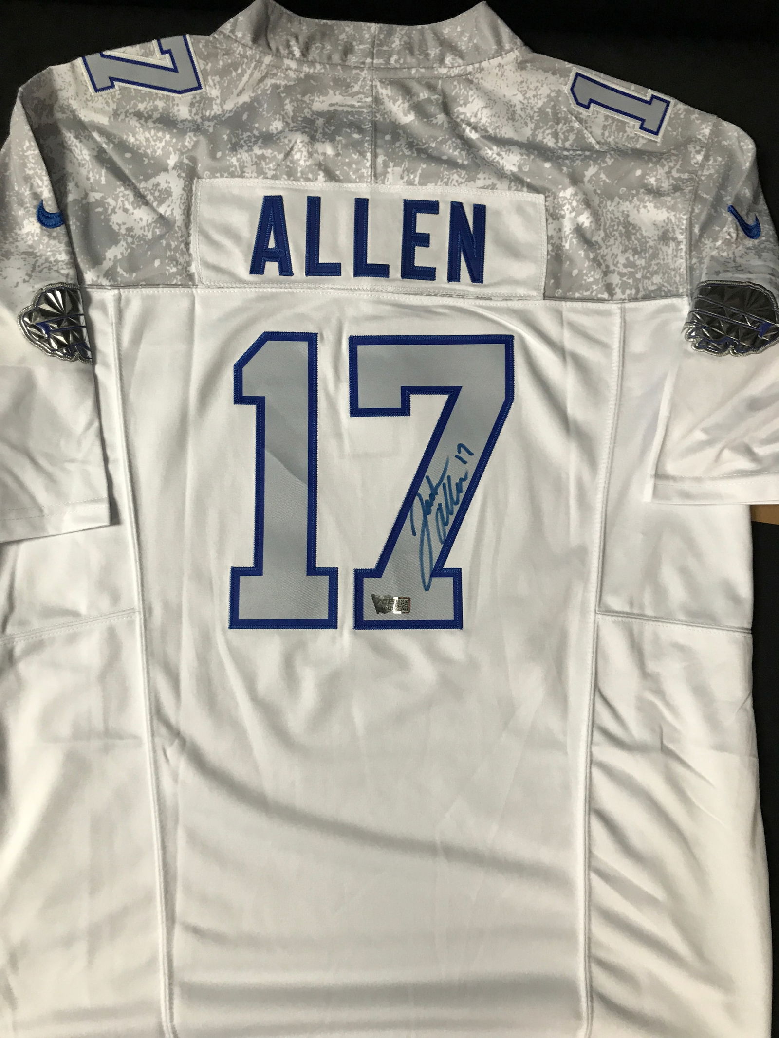 JOAH ALLEN SIGNED BUFFALO BILSS RIVALRY FOOTBALL JERSEY (ACE COA) (1 of 3)
