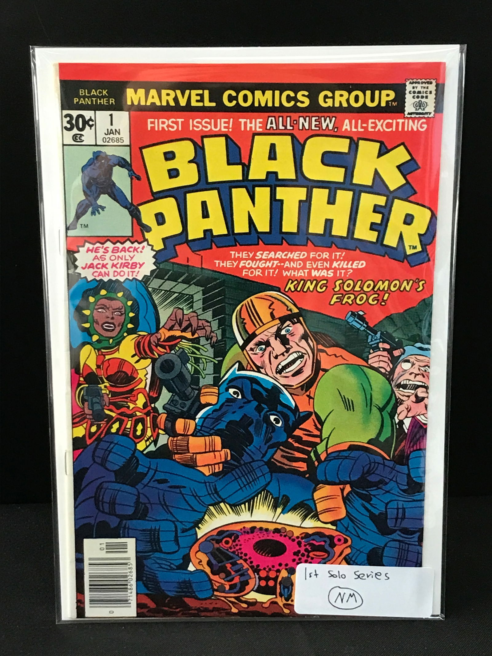 BLACK PANTHER #1 1ST SOLO SERIES NM+ - MARVEL COMICS (1 of 1)
