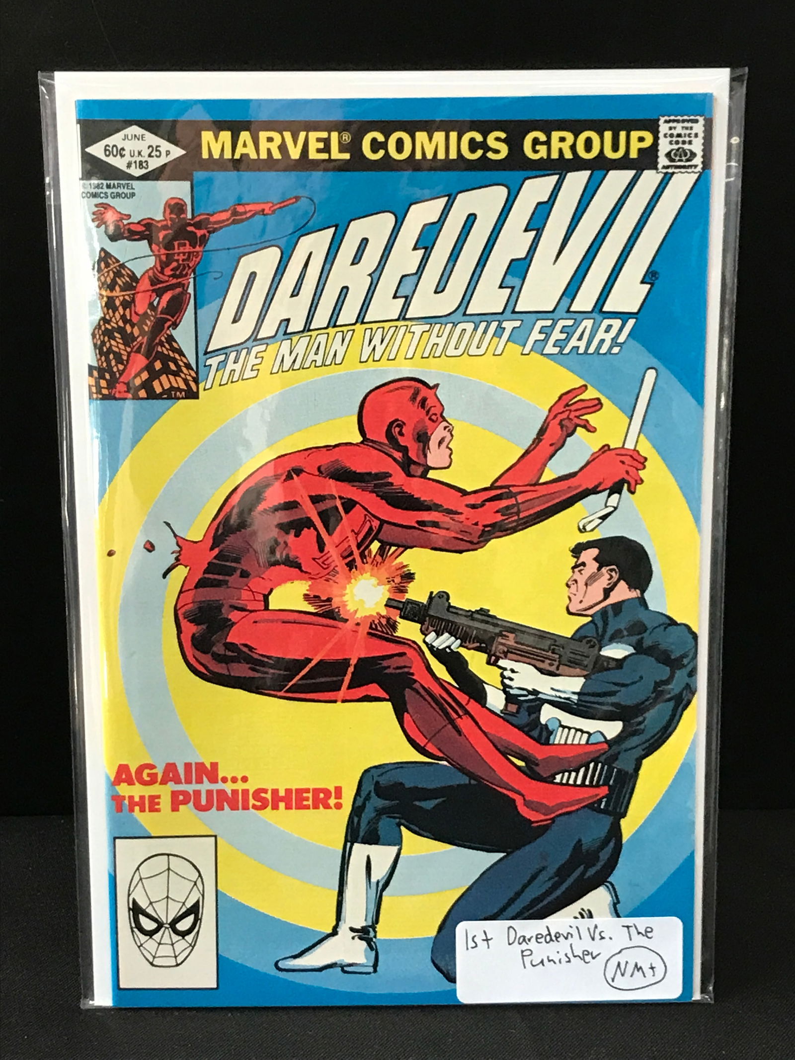 DAREDEVIL #183 1ST DAREDEVIL VS PUNISHER - MARVEL COMICS (1 of 1)