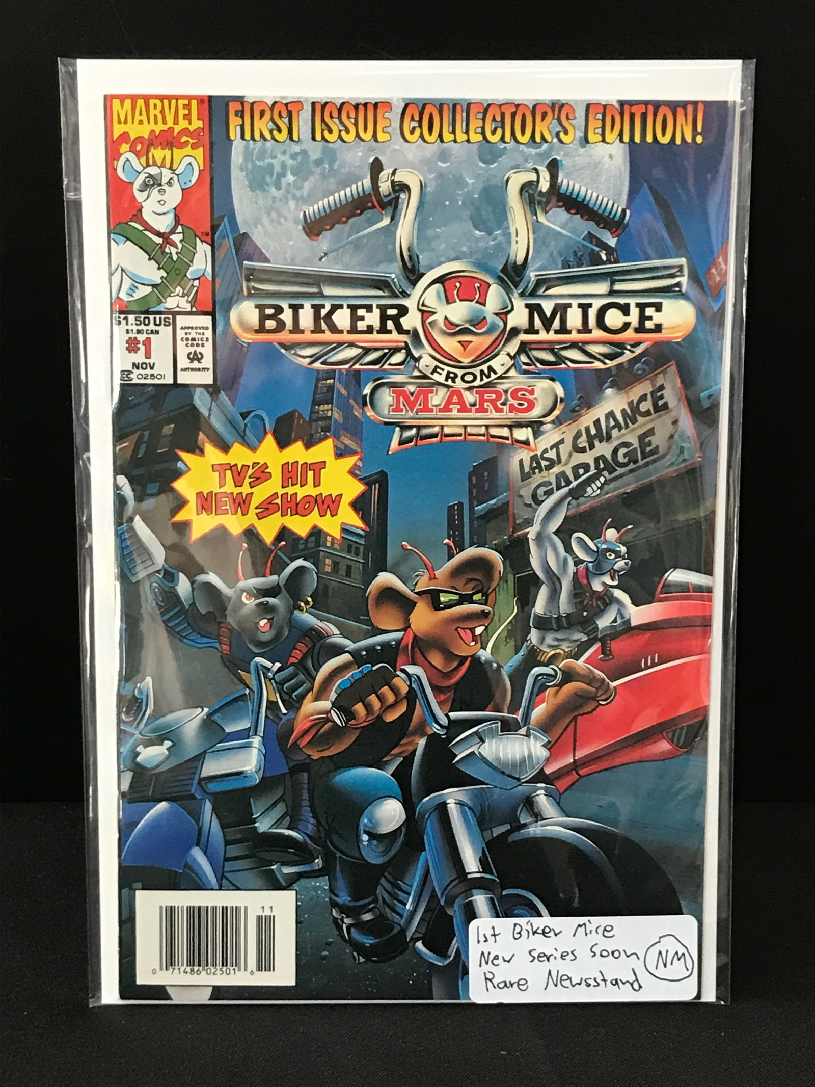 BIKER MICE FROM MARS #1 NEW SERIES COMING SOON - MARVEL COMICS: Prices are in Canadian dollars
