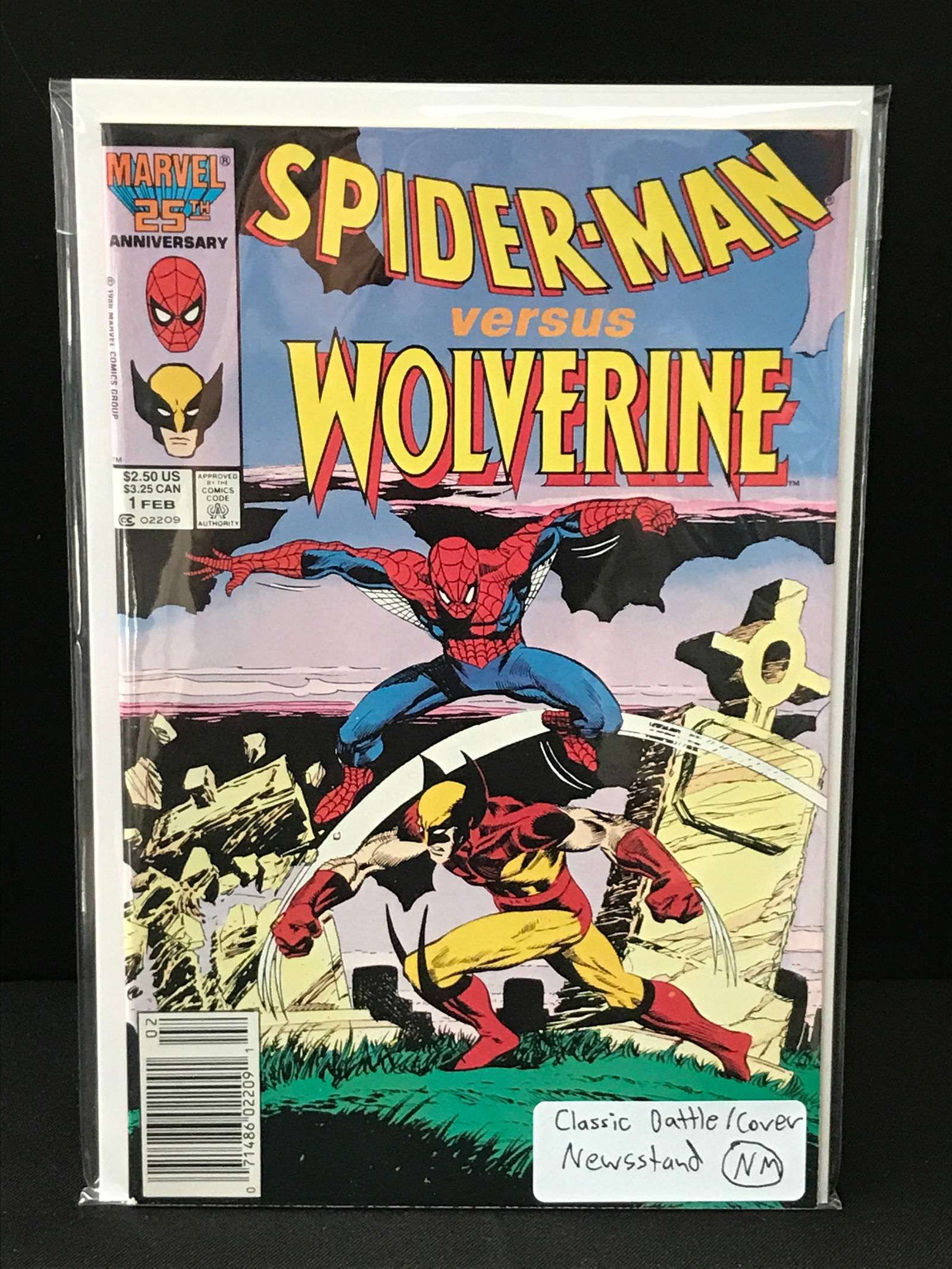 SPIDERMAN VERSUS WOLVERINE #1 - MARVEL COMICS (1 of 1)