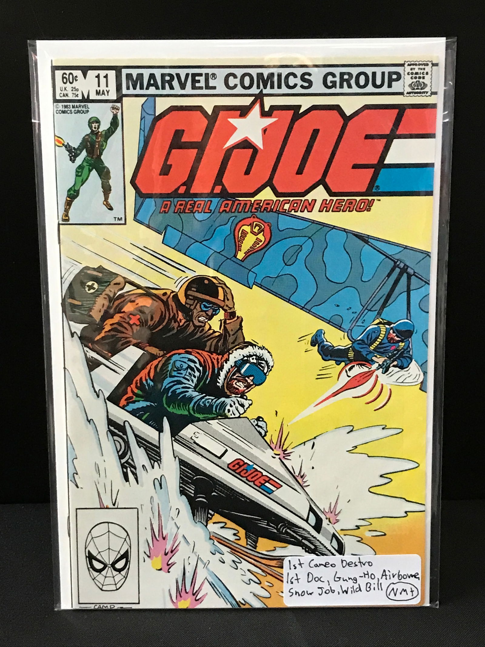 G.I JOE #11 WITH SEVERAL 1ST APPEARANCES - MARVEL COMICS (1 of 1)