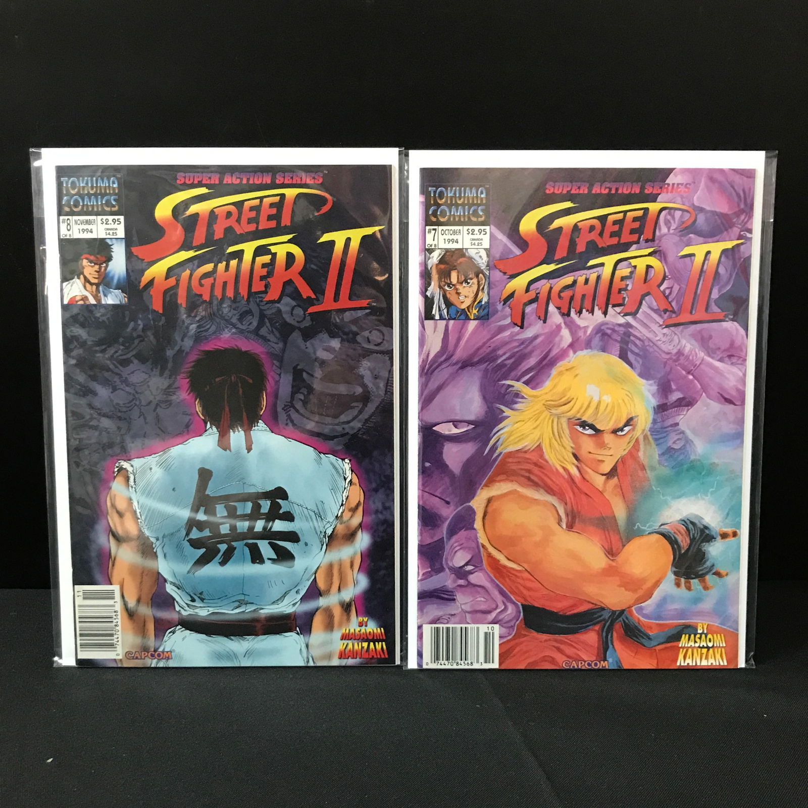 LOT OF 2 STREET FIGHTER II COMICS #7-8 - TOKUMA COMICS (1 of 1)