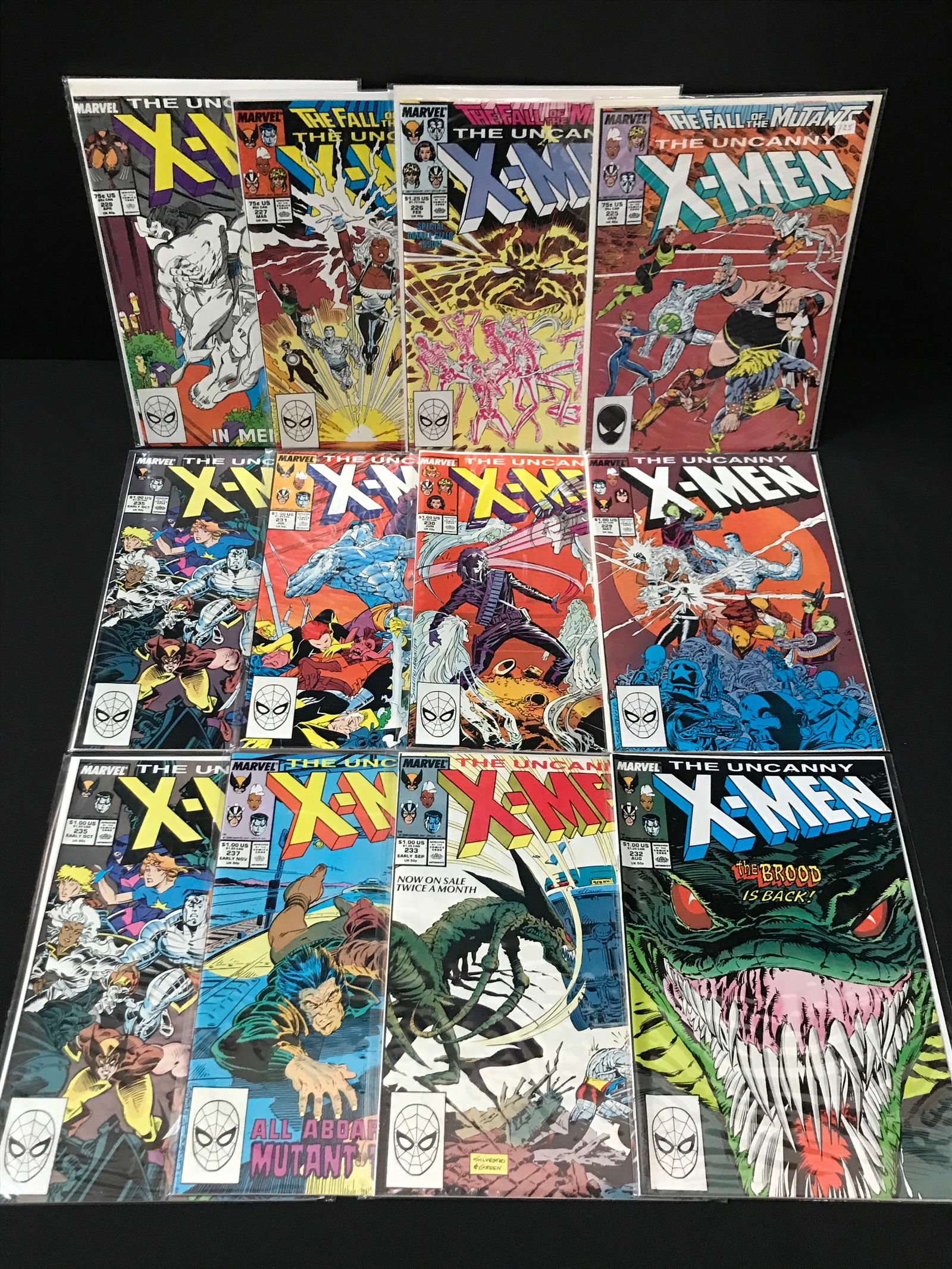 LOT OF 12 THE UNCANNY X-MEN COMICS - MARVEL COMICS (1 of 1)