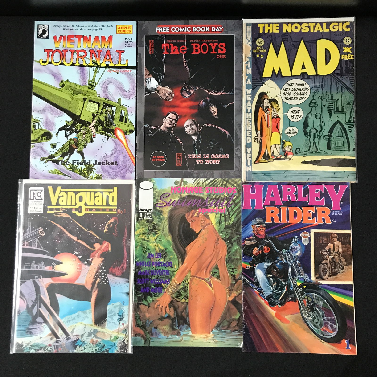 LOT OF 6 COMICS - VARIOUS TITLES AND PUBLISHERS (1 of 1)