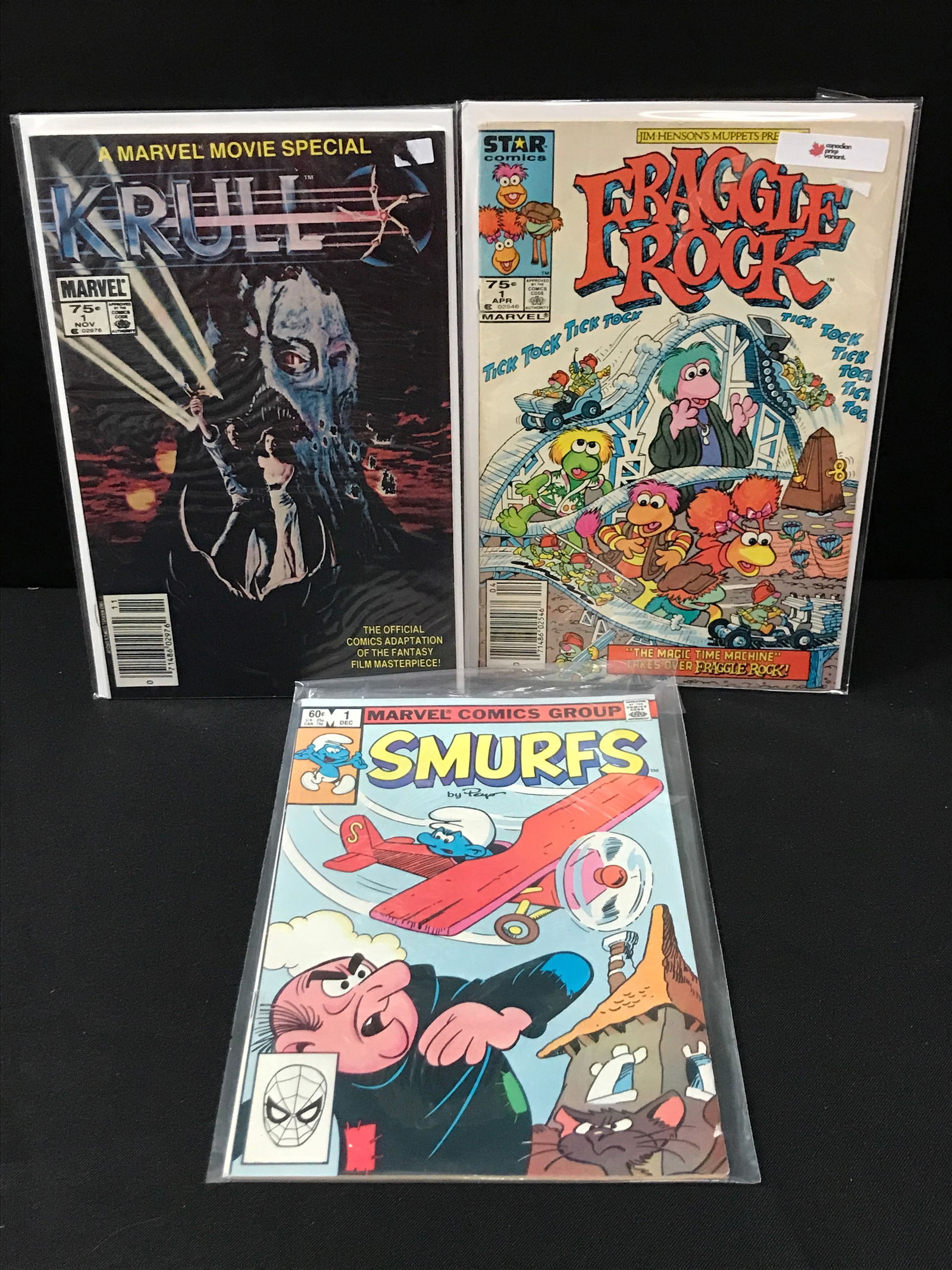 LOT OF 3 MARVEL #1 COMICS INCLUDING THE SMURFS (1 of 1)