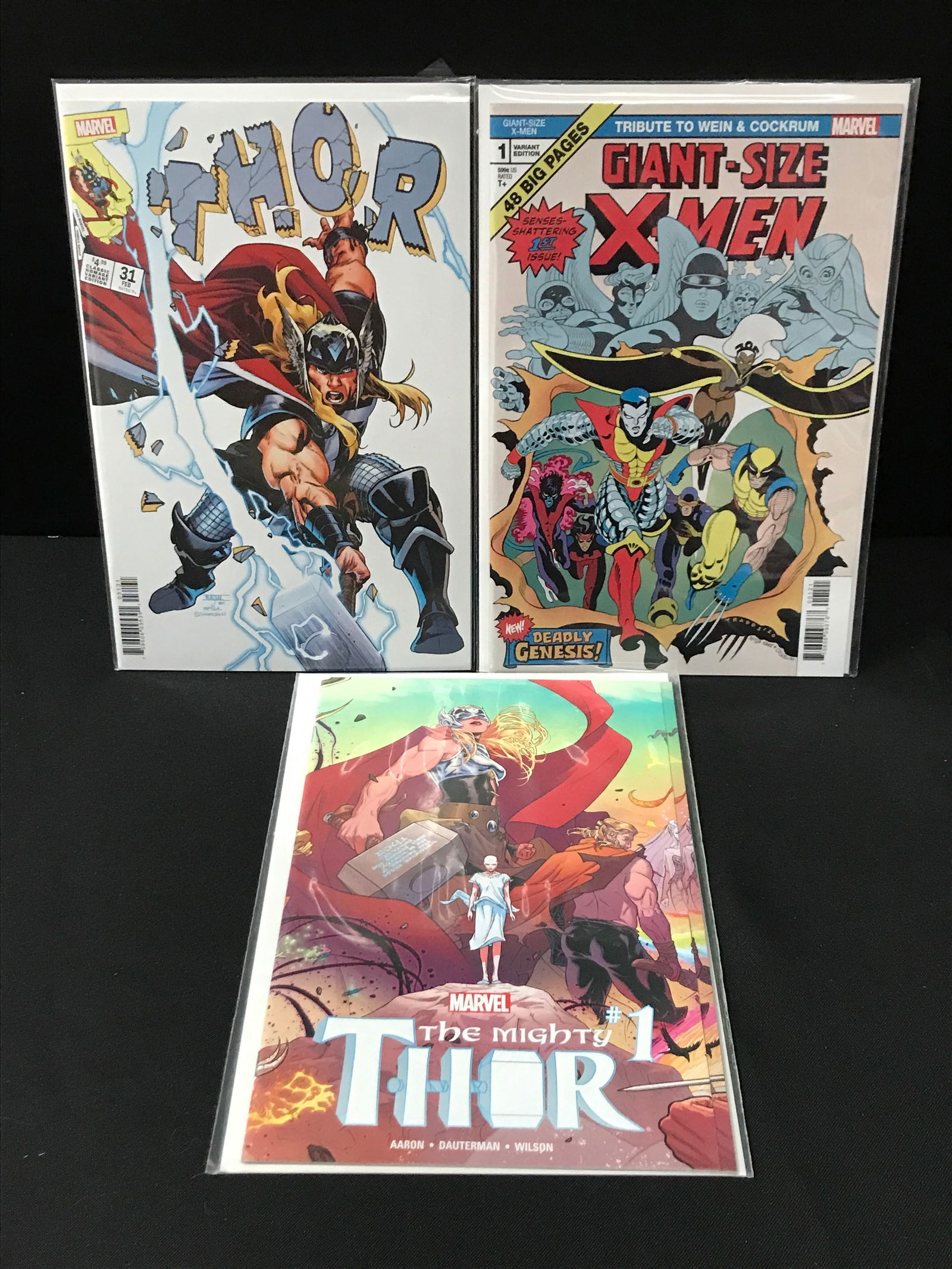 LOT OF 3 MARVEL COMICS INCLUDING 2 THOR (1 of 1)