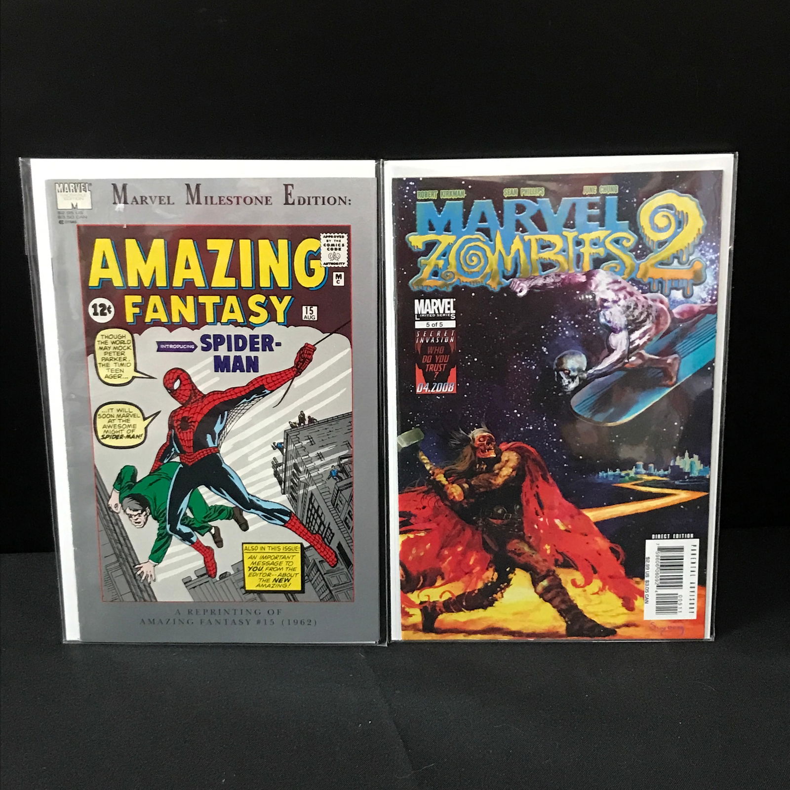 LOT OF 2 MARVEL COMICS (1 of 1)