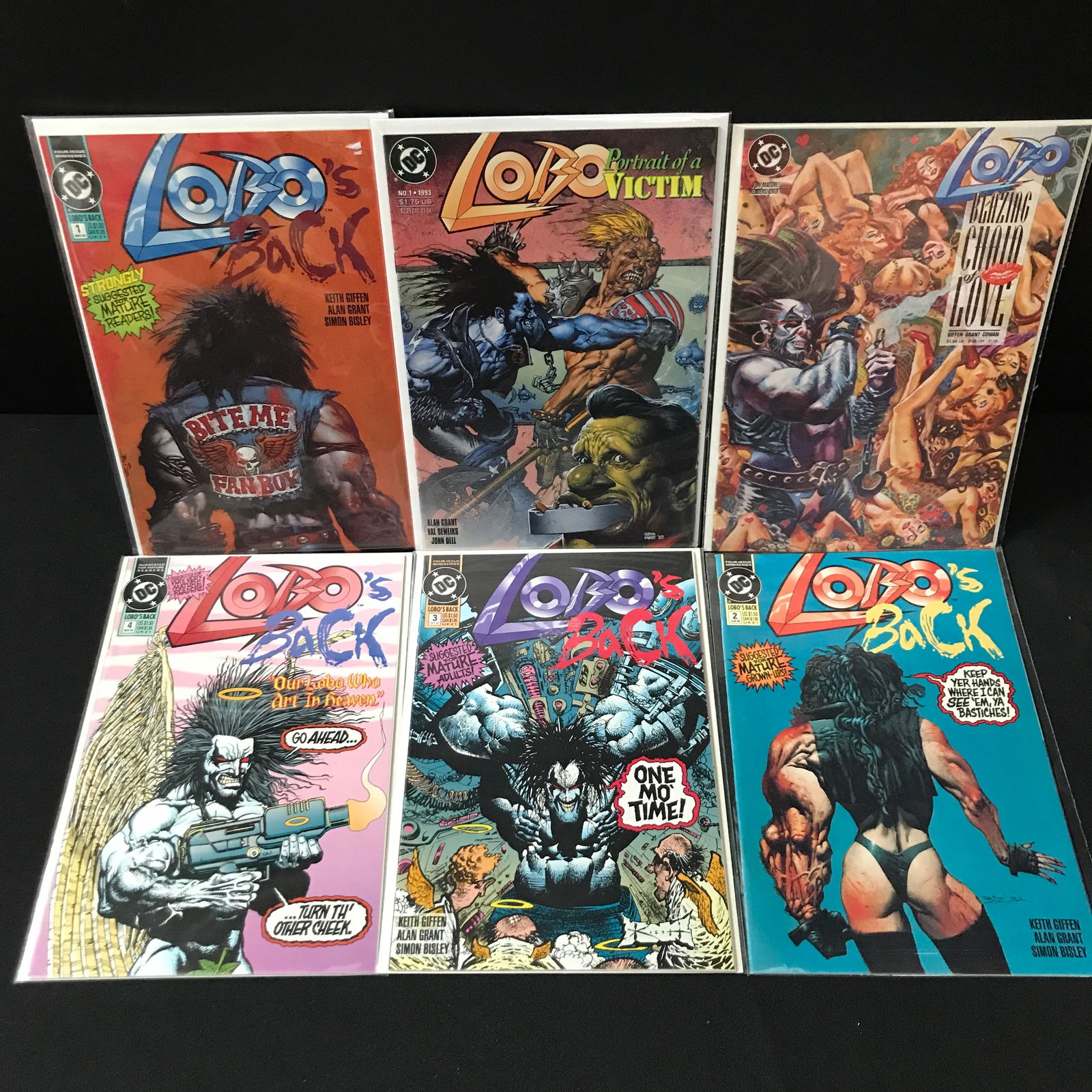LOT OF 6 LOBO COMICS - DC COMICS (1 of 1)