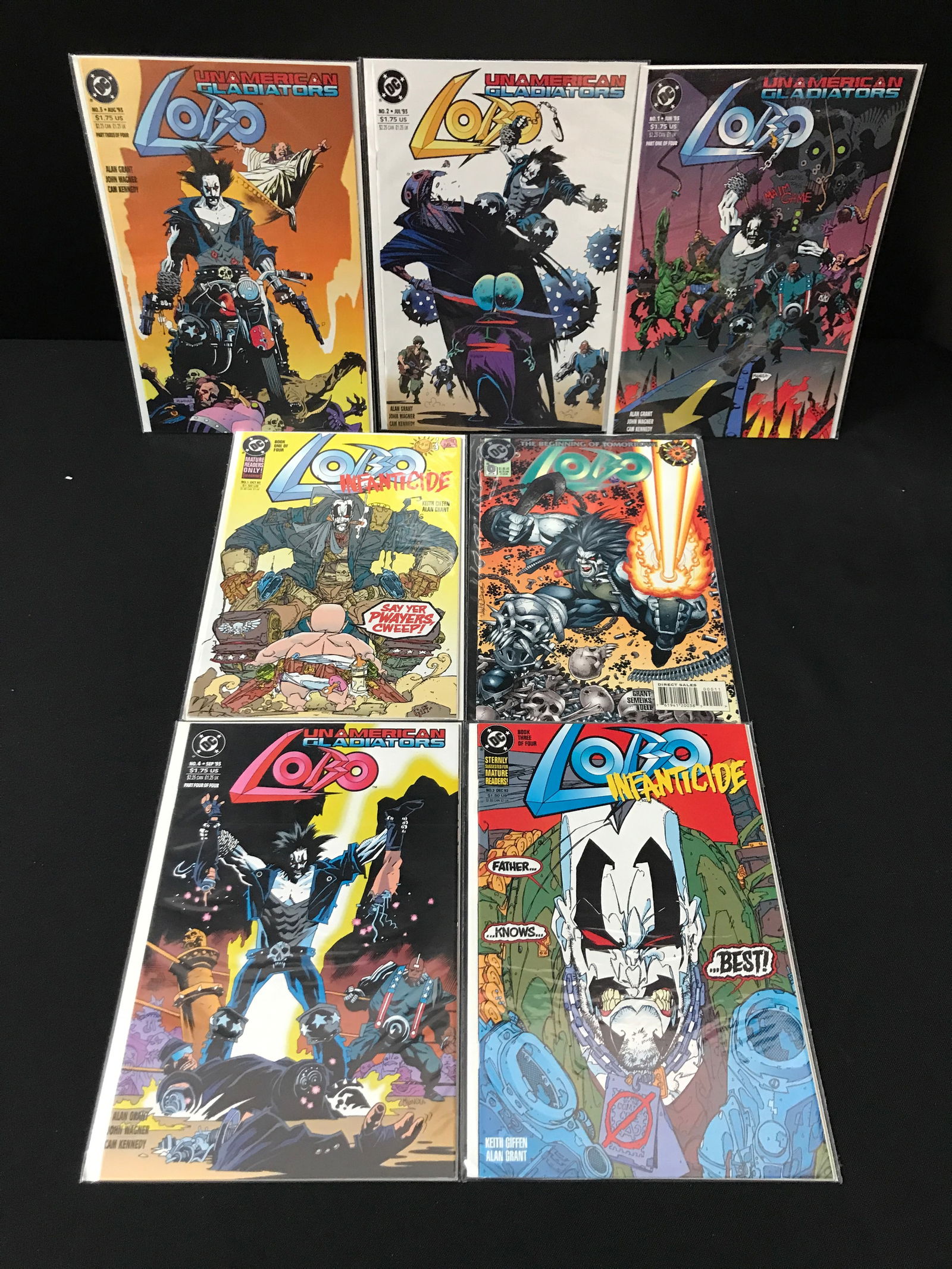 LOT OF 7 LOBO COMICS - DC COMICS (1 of 1)