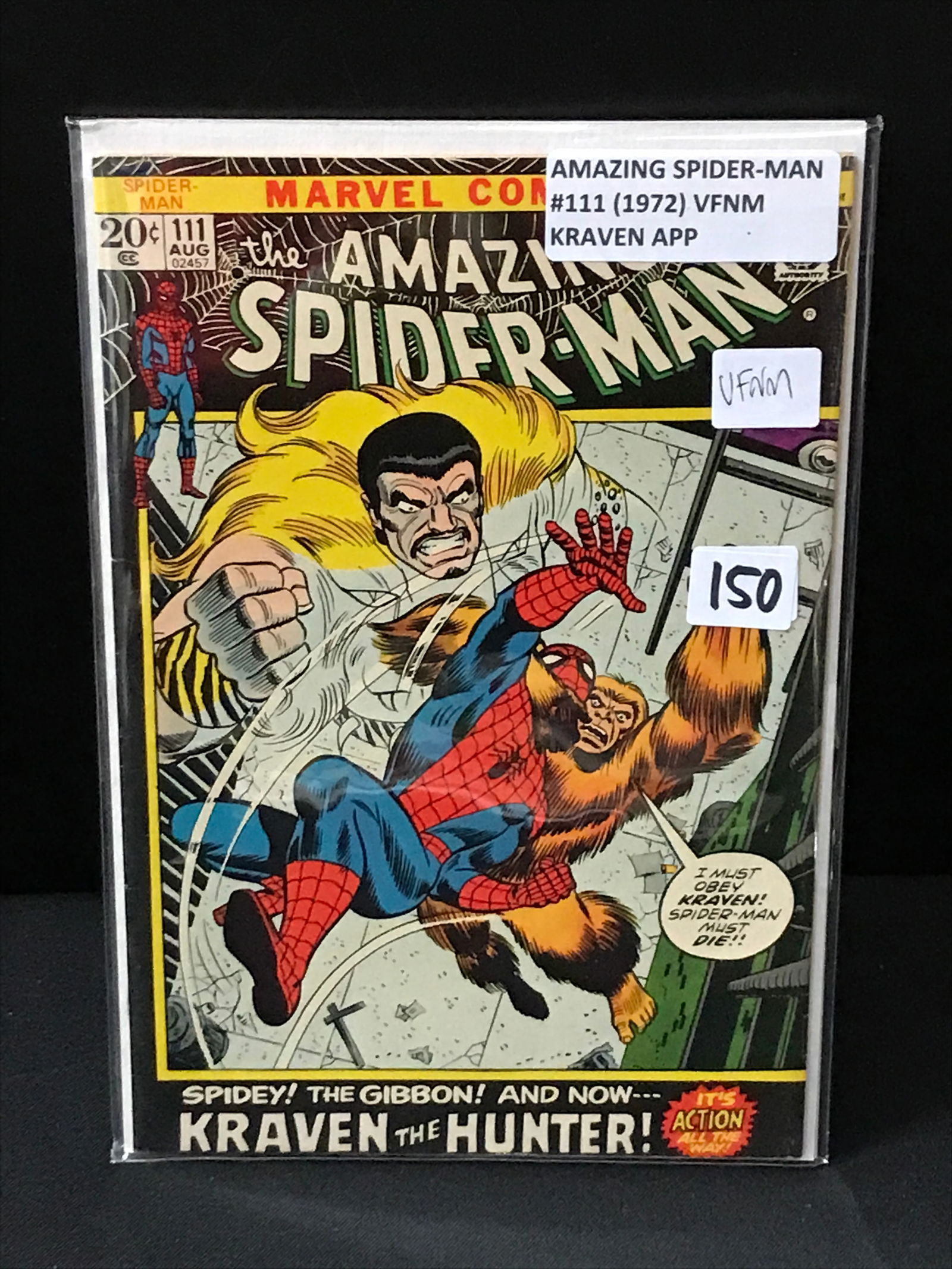 MARVEL COMICS THE AMAZING SPIDER-MAN NO,111 (1 of 1)