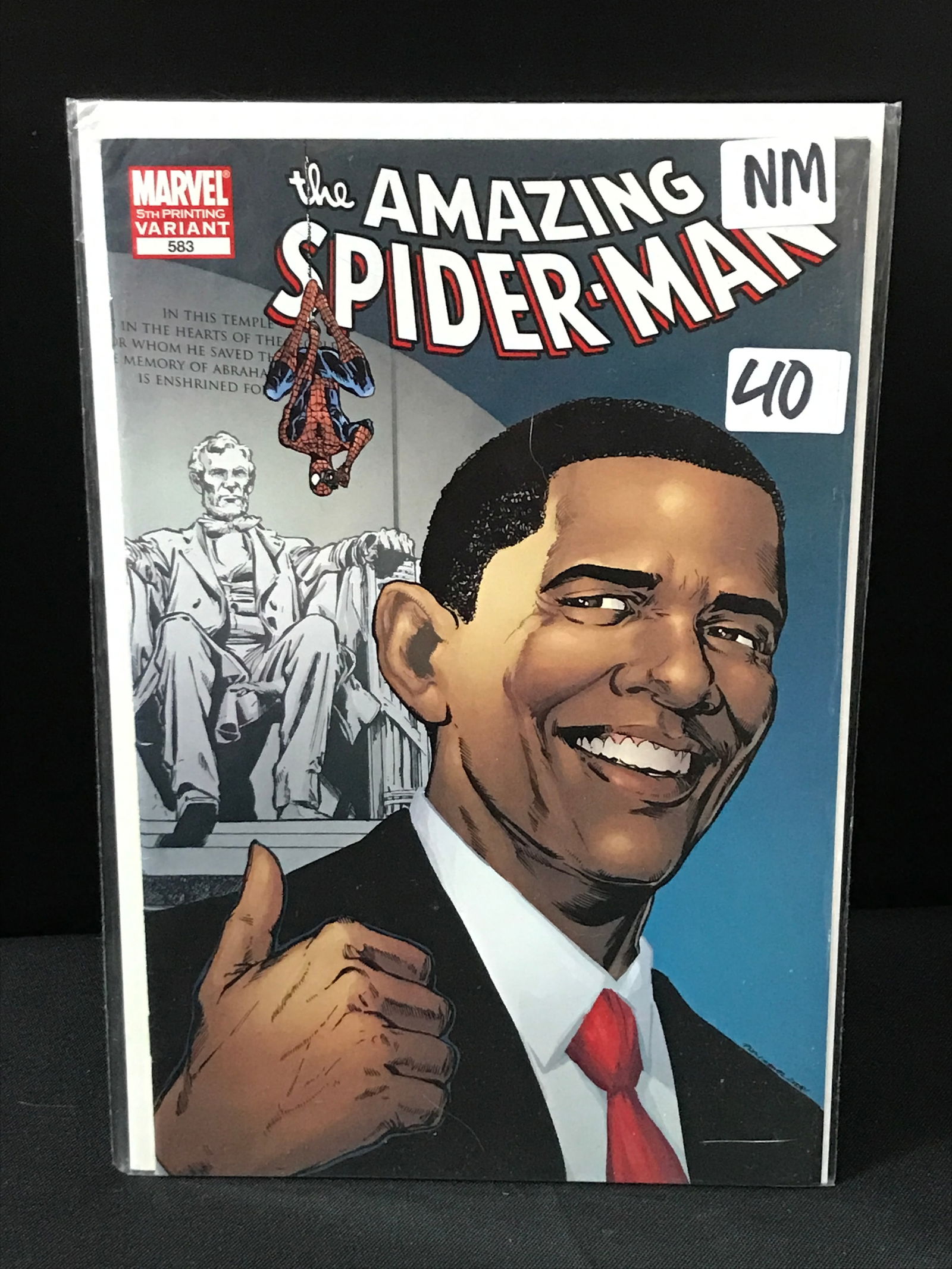 THE AMAZING SPIDERMAN #583 5TH PRINTING VARIANT - MARVEL COMICS: Prices are in Canadian dollars