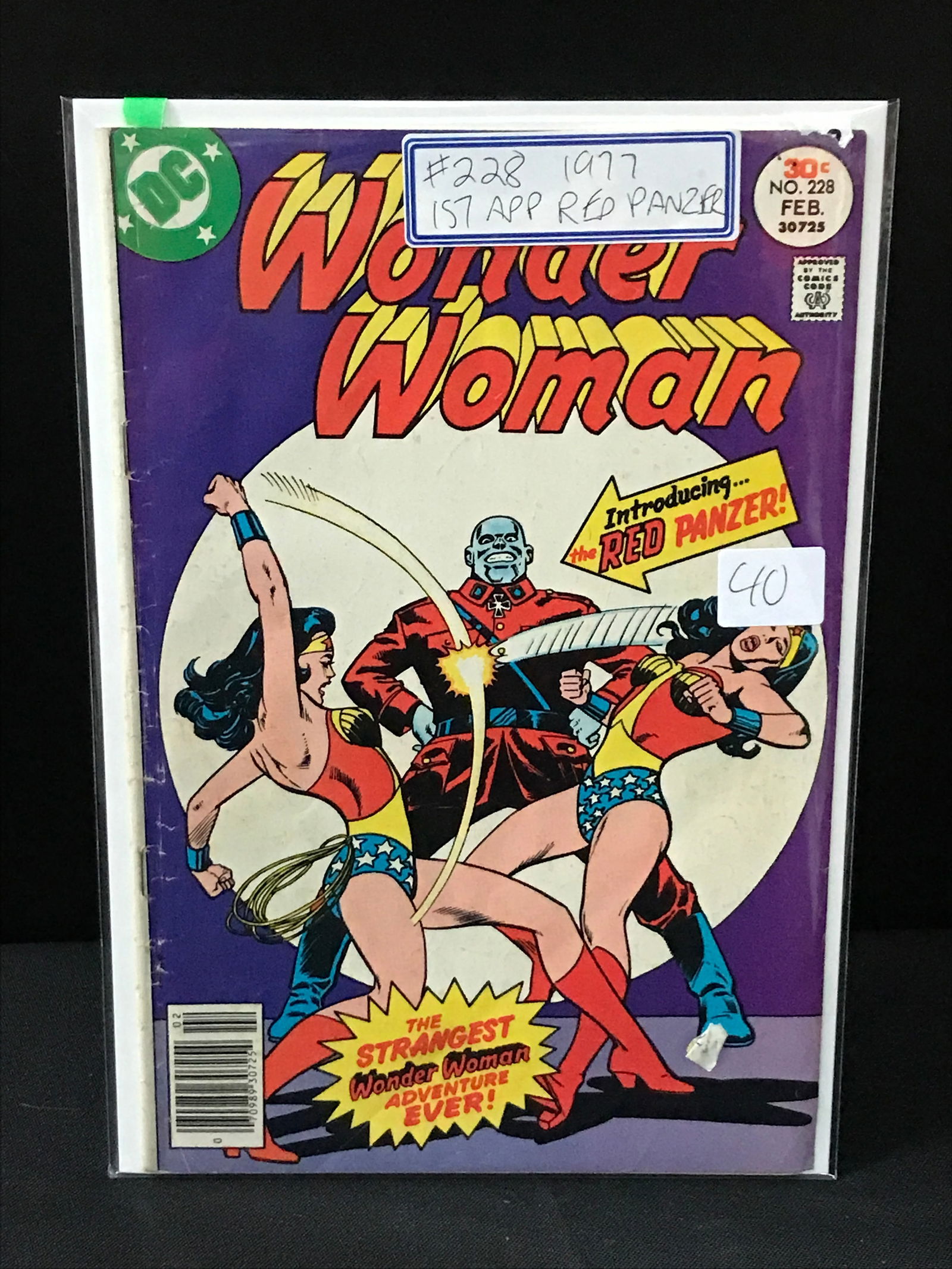 Wonder Woman #228 (1977) 1ST RED PANZER - DC COMICS: Prices are in Canadian dollars