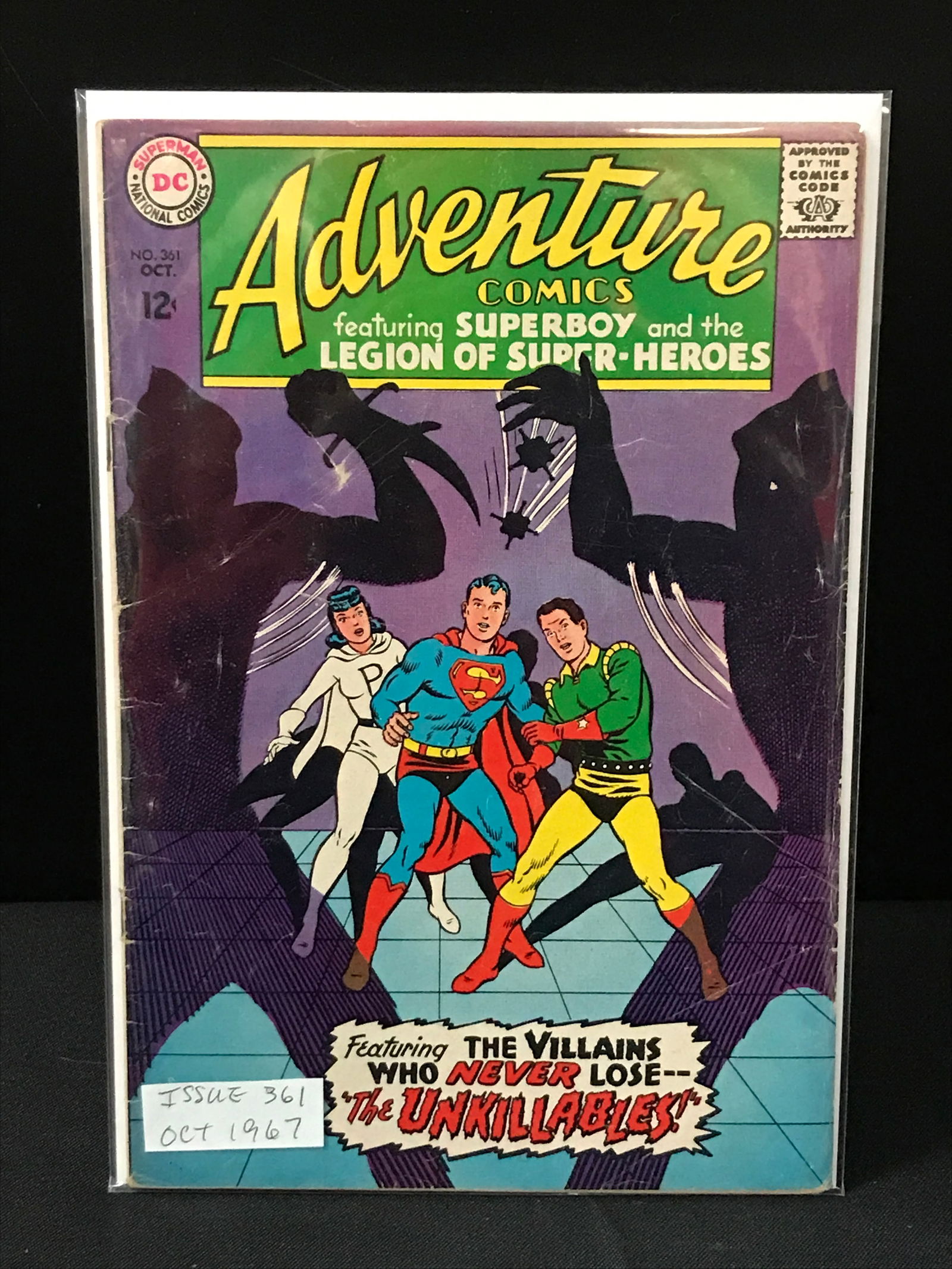 ADVENTURE COMICS #361 (1967) - DC COMICS (1 of 1)