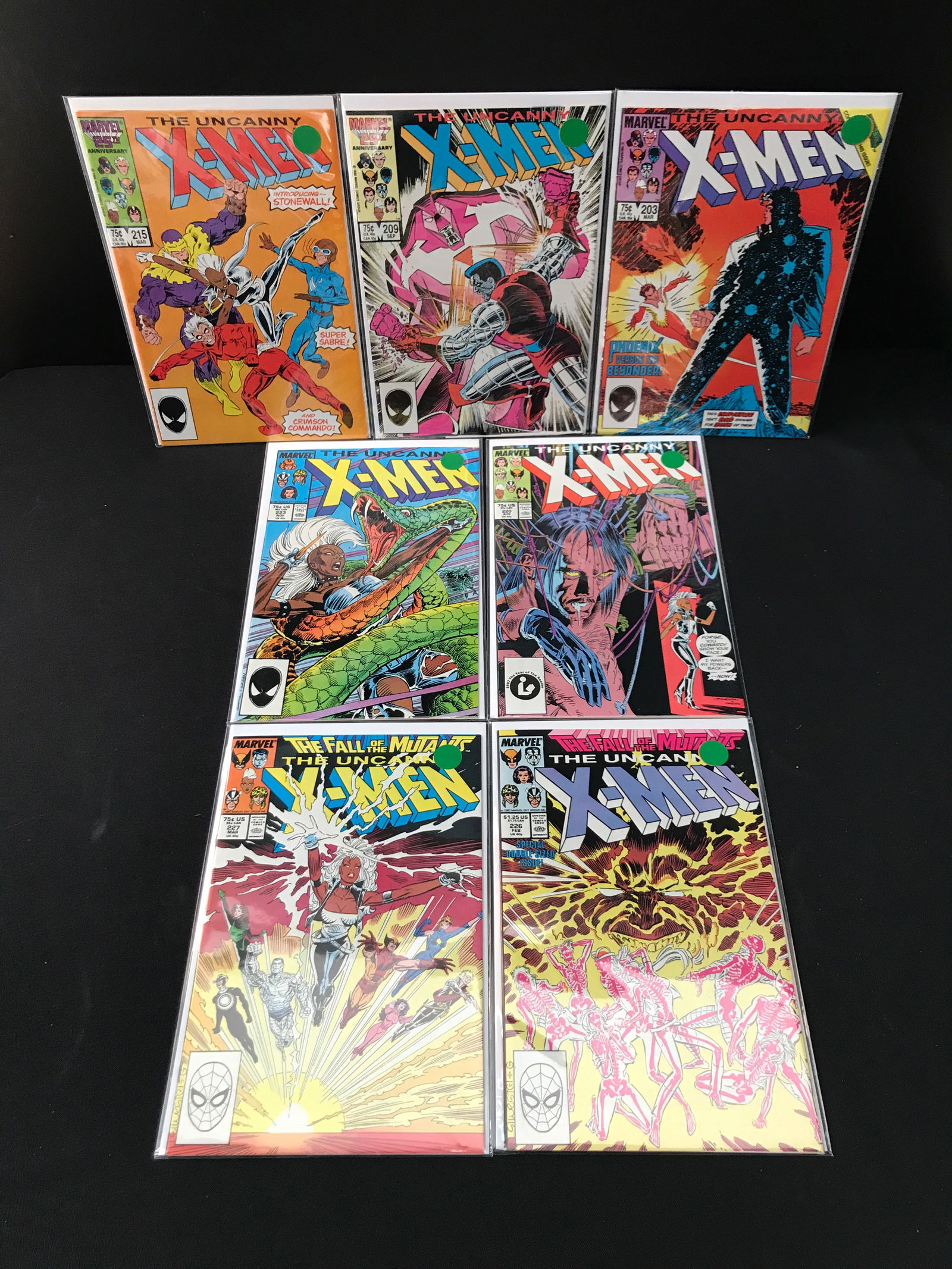 LOT OF 7 THE UNCANNY X-MEN COMICS - MARVEL COMICS (1 of 1)